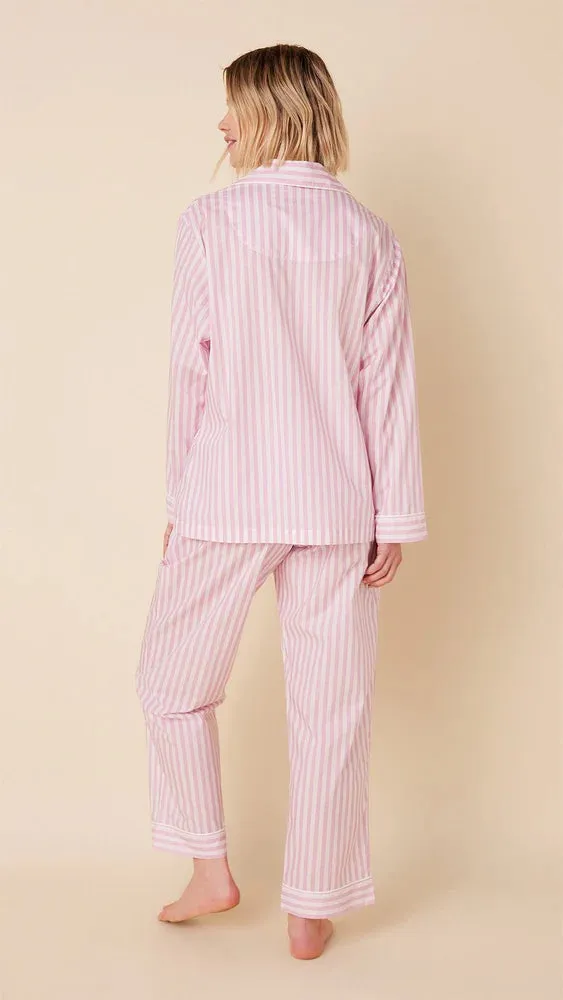 Luxe Pima Long-Sleeved Pajama Buttonless Closure
