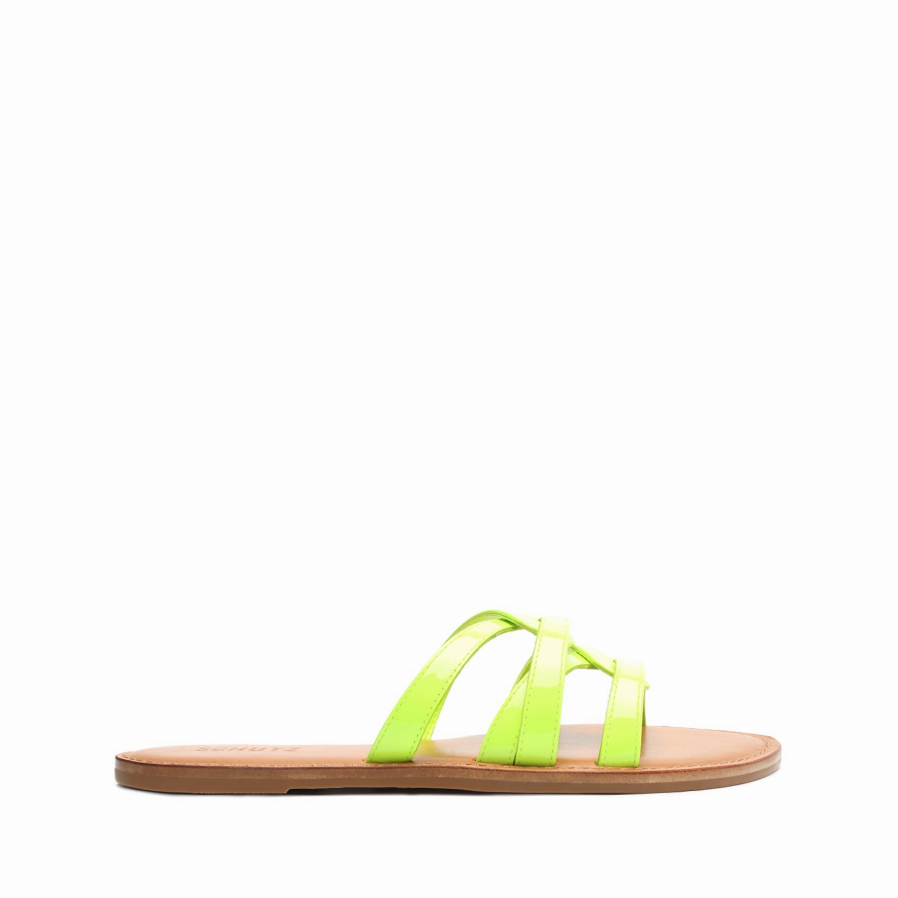 Airflow Ventilation Channels Fresh Tone Lyta Patent Leather Sandal