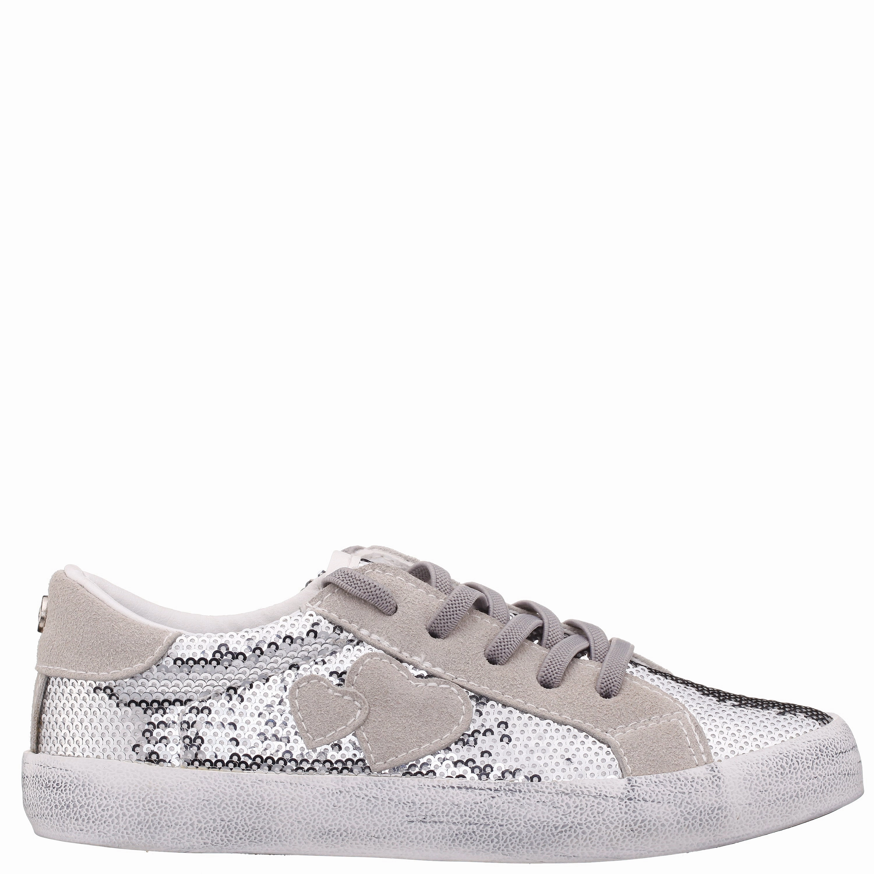 MADELINA-SILVER Comfort Wedge School Style