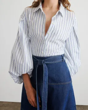 Flatlock Seam Technique Marina Stripe Top