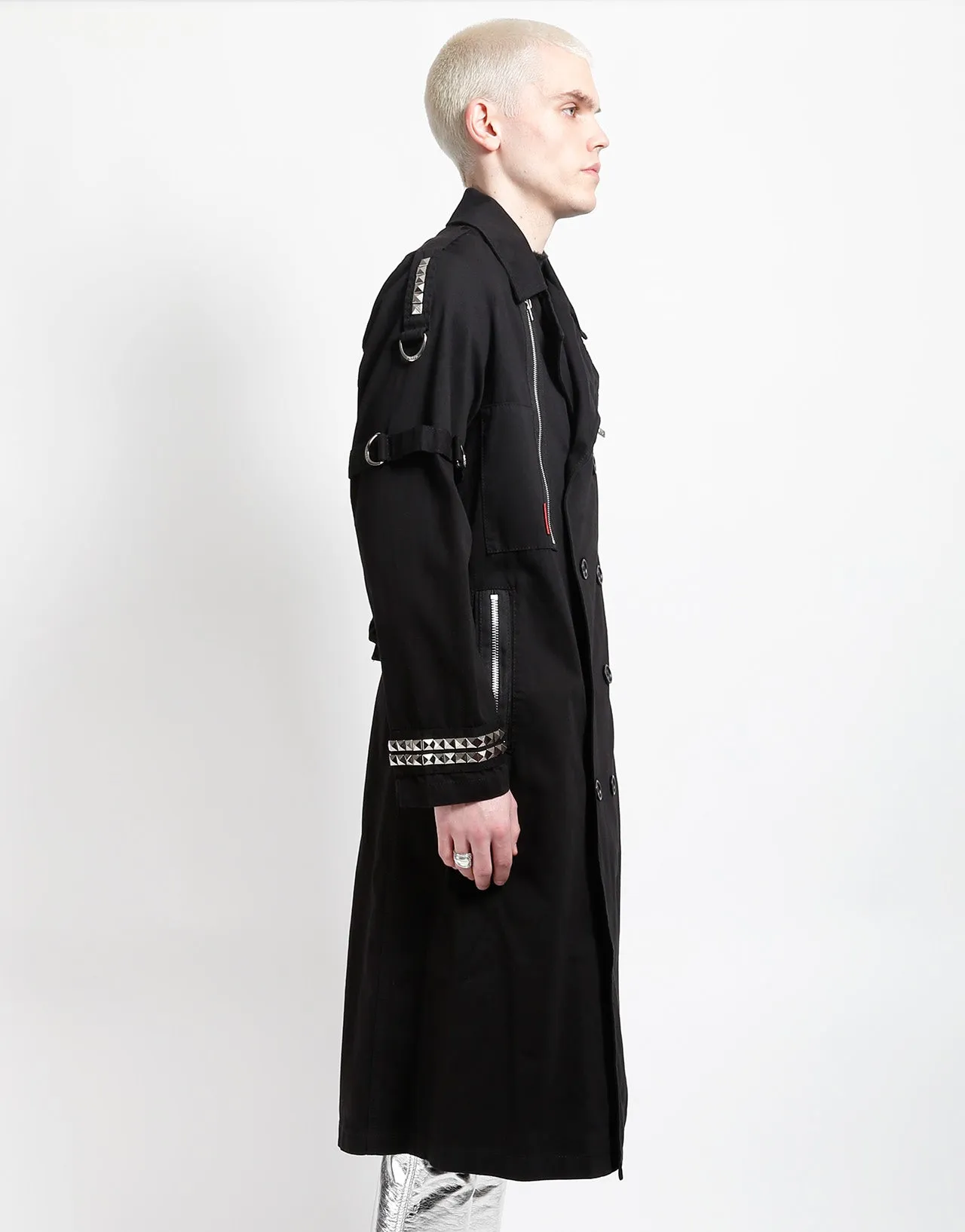 MAJOR TRENCH COAT Clean Edge Piece Laser Cut Vents