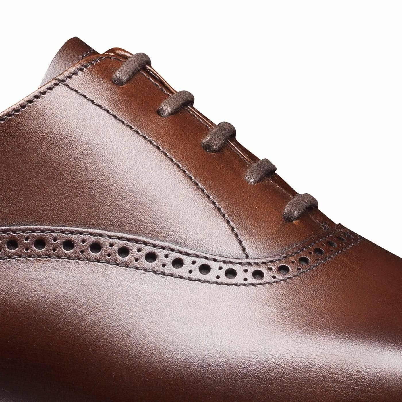 Chic Style Shoes Malton Dark Brown Burnished Calf