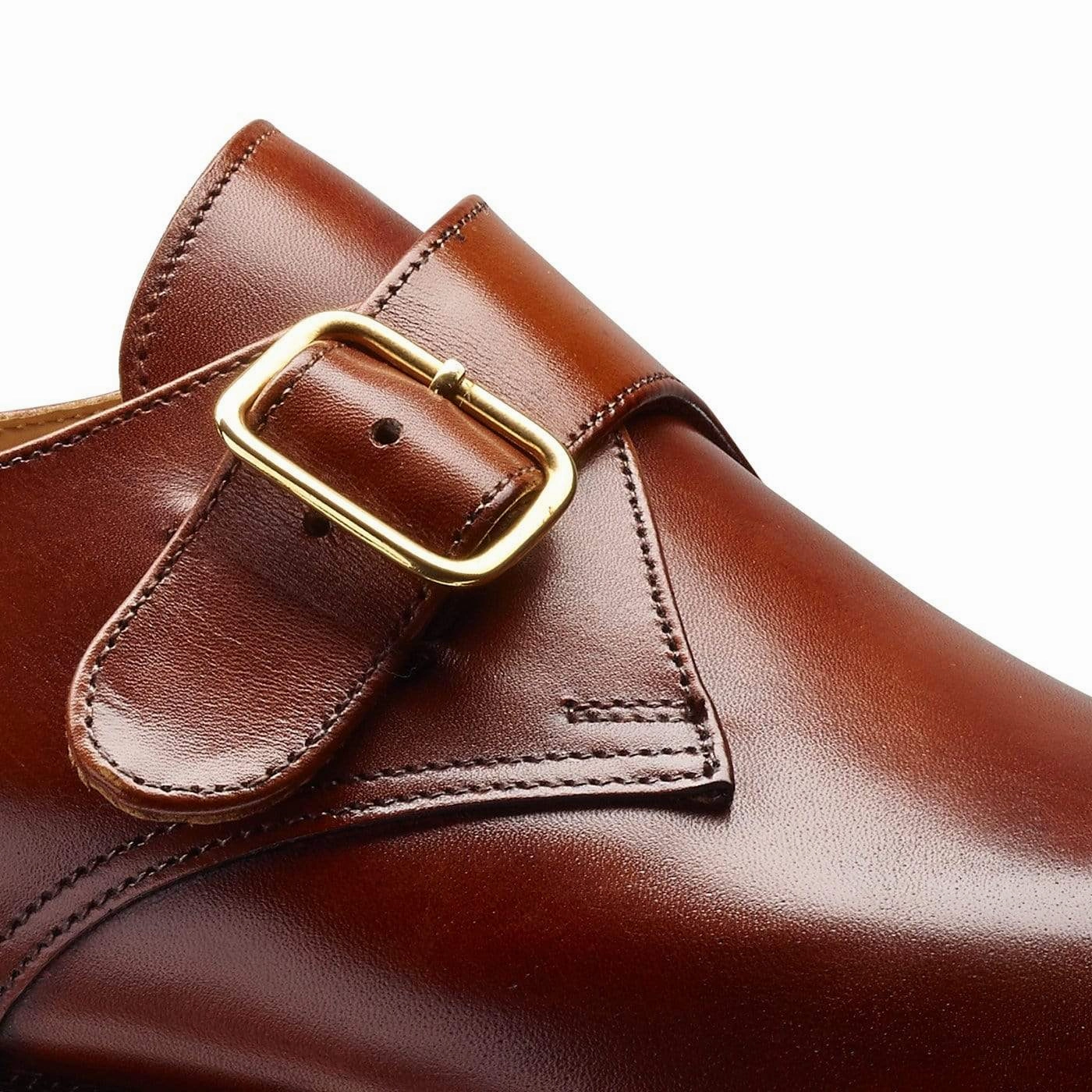 Malvern Chestnut Burnished Calf Arch Support Daily Walk