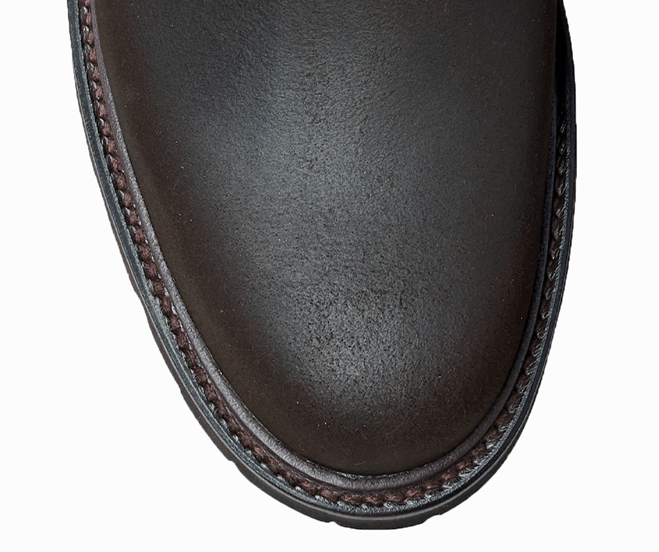 Satin Glow Margie 2 Dark Brown Rough-Out Suede