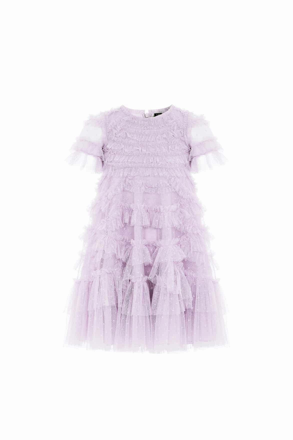 Marilla Ruffle Kids Dress MidweightKnit
