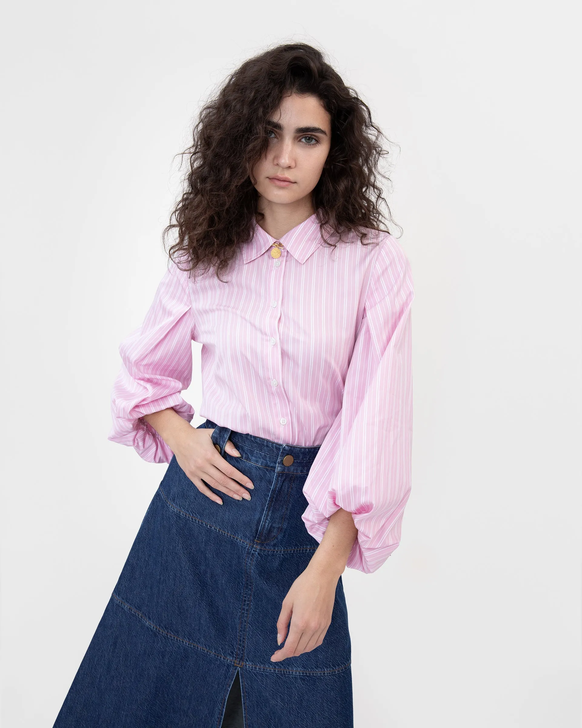 Marina Stripe Top Airflow Weave Pattern WaterRepellent Finish