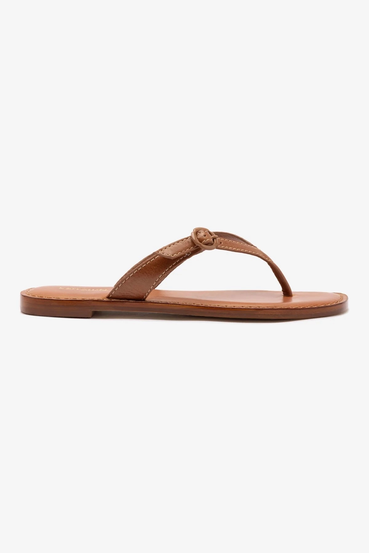 Fairy Step Dream Walk Mary Kate Flat Sandal In Caramel Leather