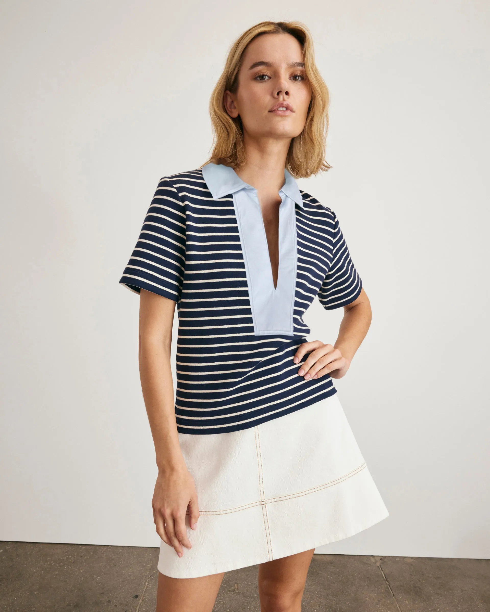 Melanie Top Layered Knit Design