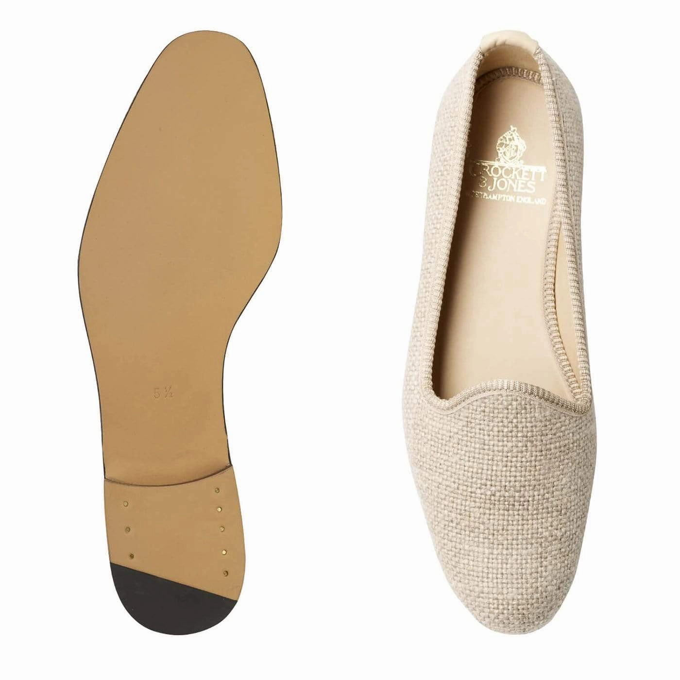 Cozy Foot Cozy Slip Footwear Plain Pump Oatmeal Linen