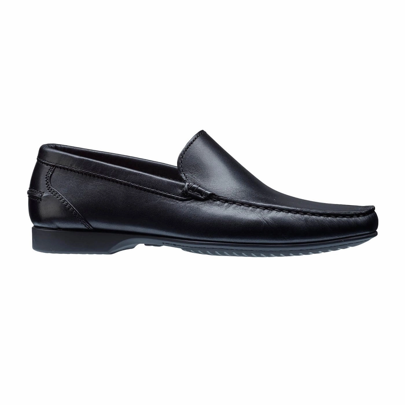Roma Black Calf Boat Walk Synthetic