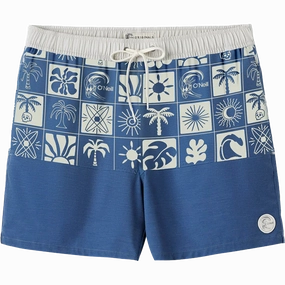 Men's OG Block Volley 17" Trendy-Prints Abstract-Art