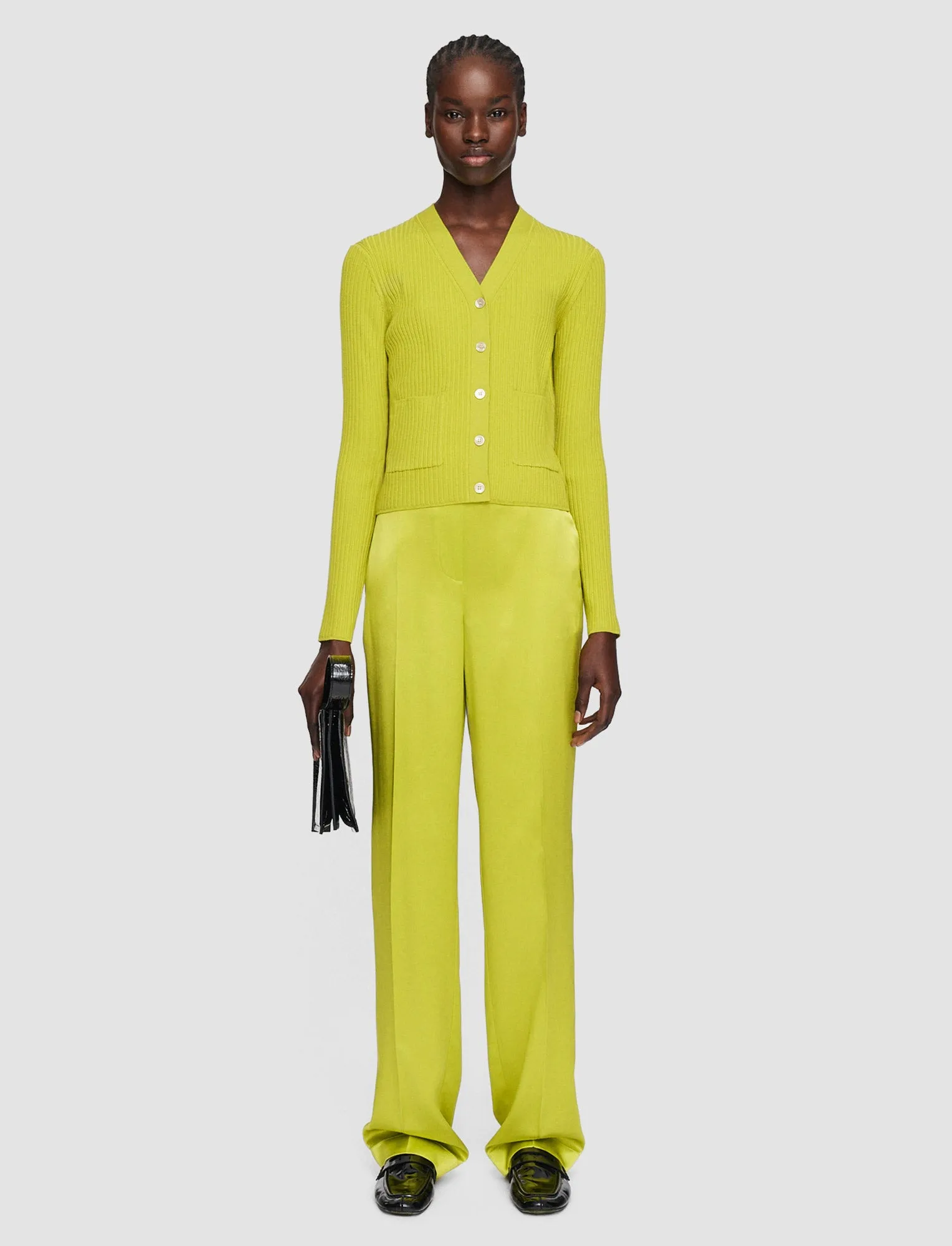 Subtle Details Merino Rib Cardigan