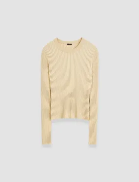 Autumn Layer Urban Classic Merino Silk Rib Round Neck Jumper