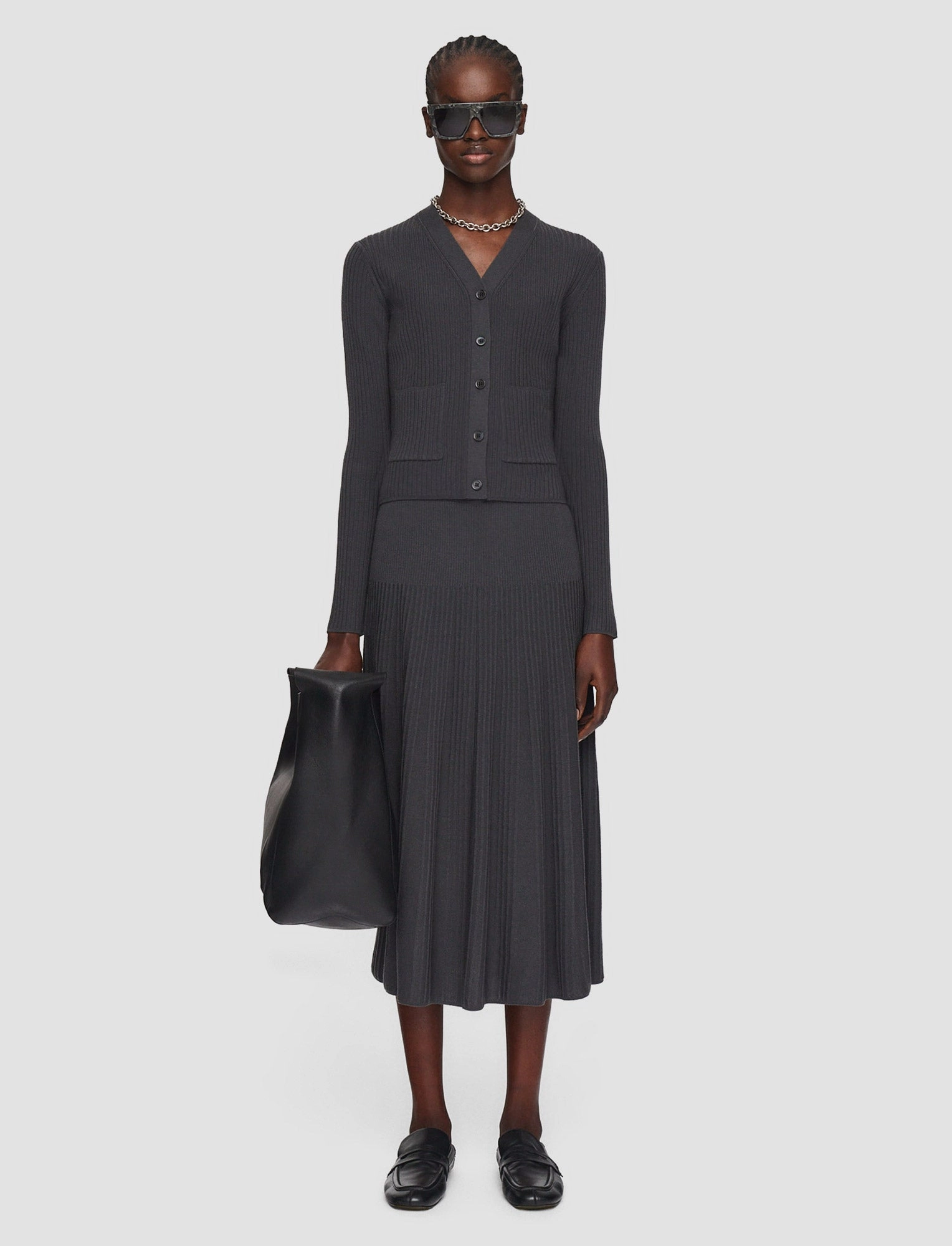 Breezy Day Merino Rib Cardigan