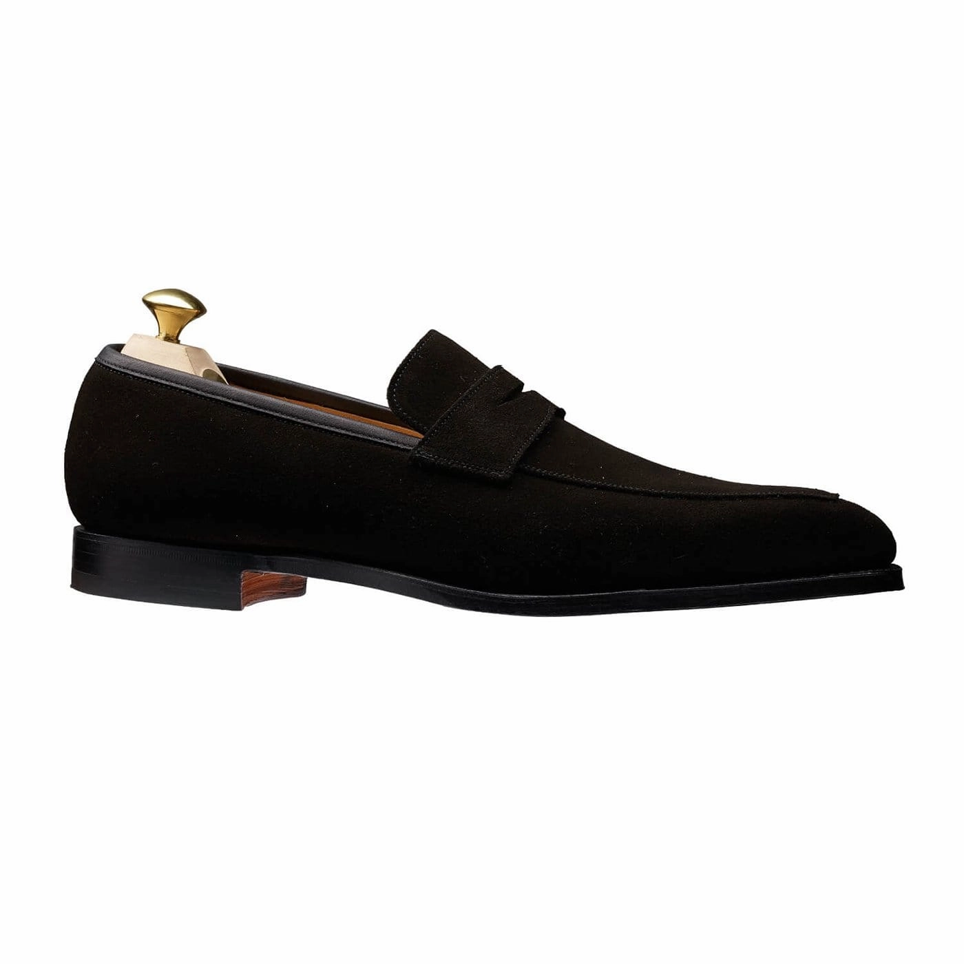 Merton Black Calf Suede Grip Safe Toe Space