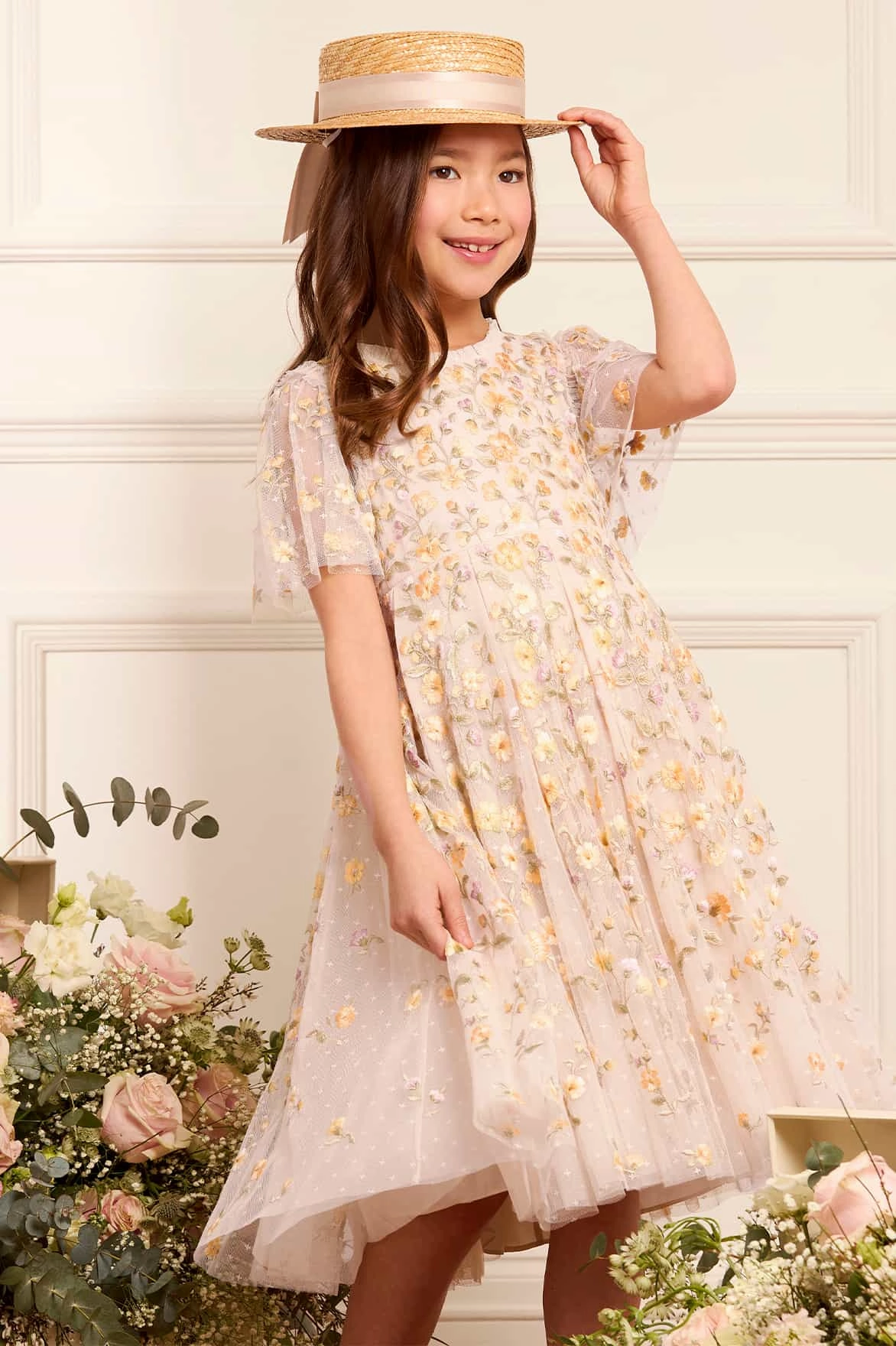 Posy Pirouette Kids Prom Dress Reflective Detailing