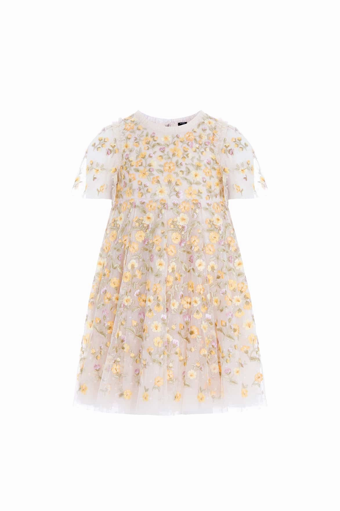 Compression Fit Technology Multi Pocket Functional Design Posy Pirouette Kids Prom Dress