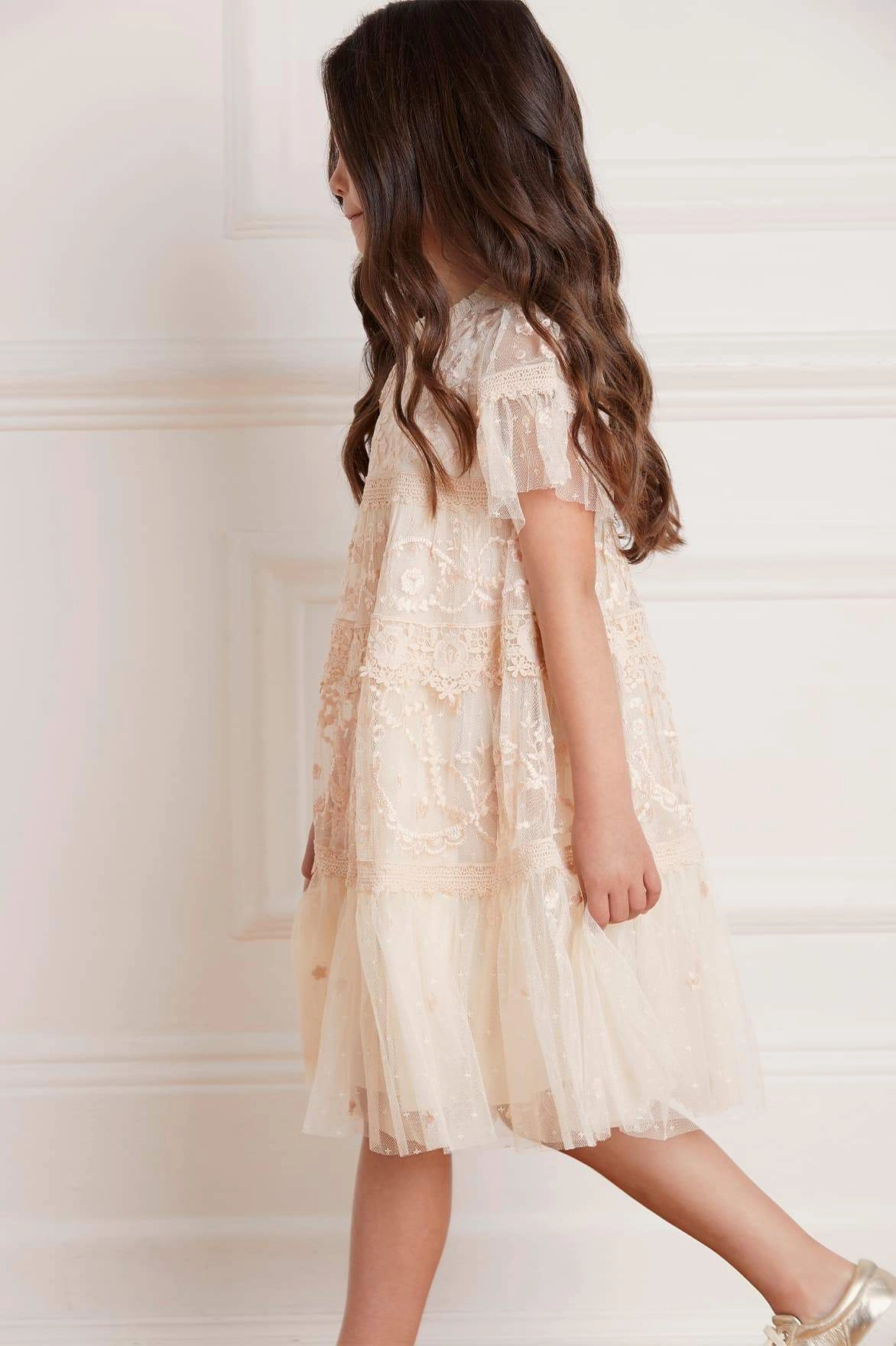 Midsummer Lace Kids Dress Stretch Blouse