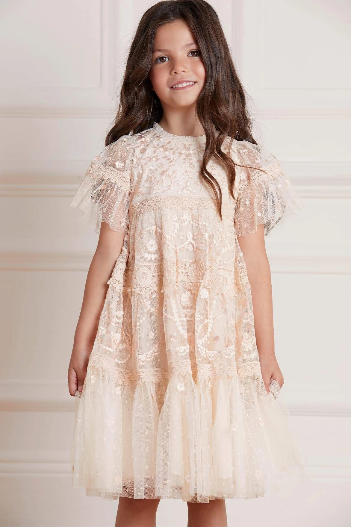 Midsummer Lace Kids Dress FoamReinforcedCollar