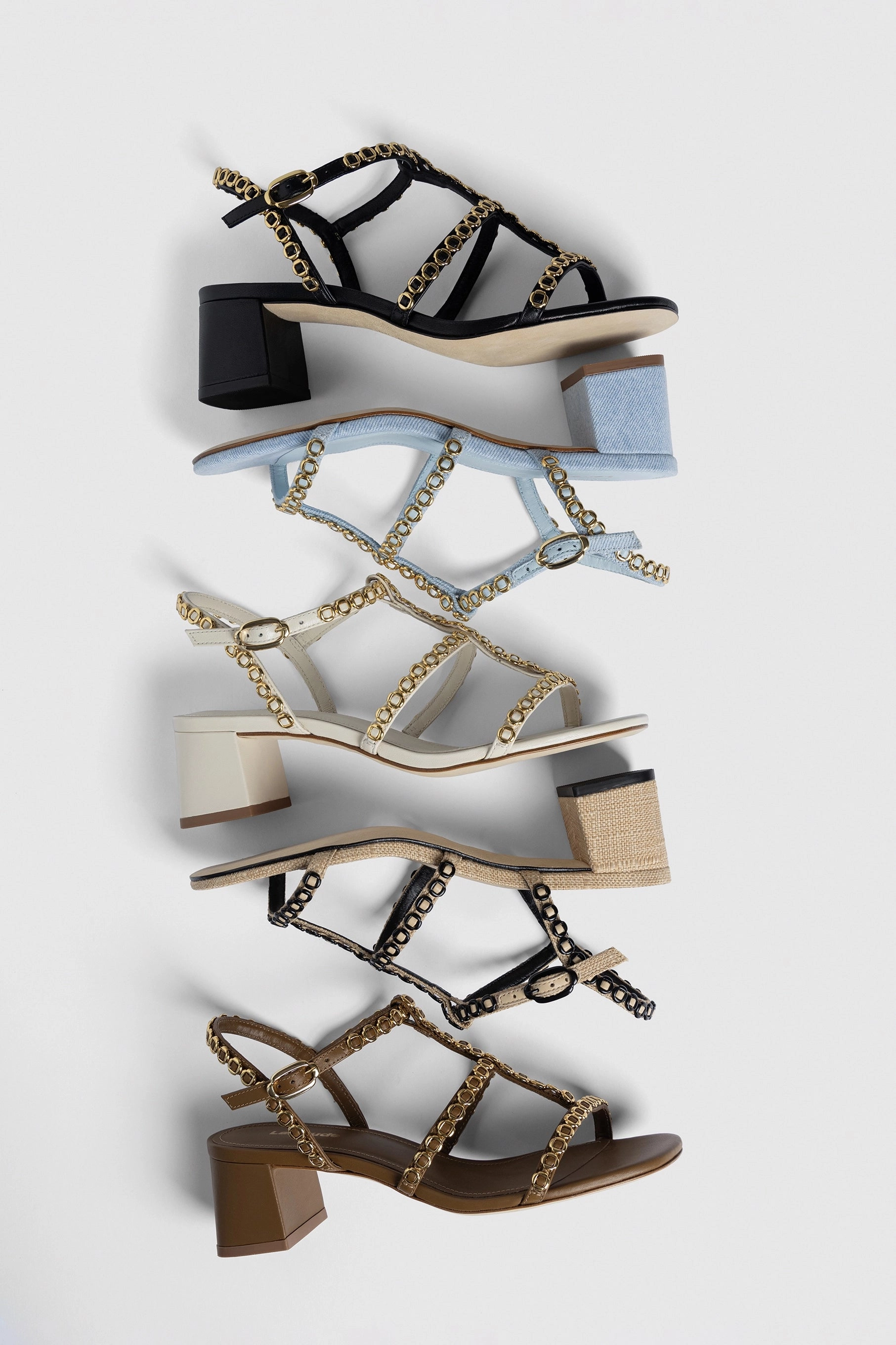 Milanina Block Sandal In Russet Leather Cross Road