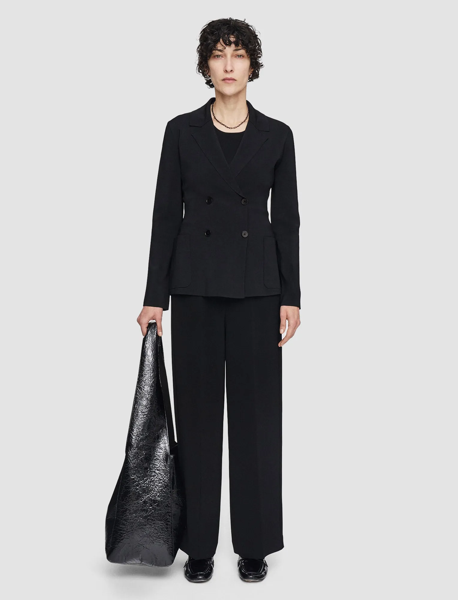 Milano Knit Stretch Jacket NonIrritating Seams Closet Essential