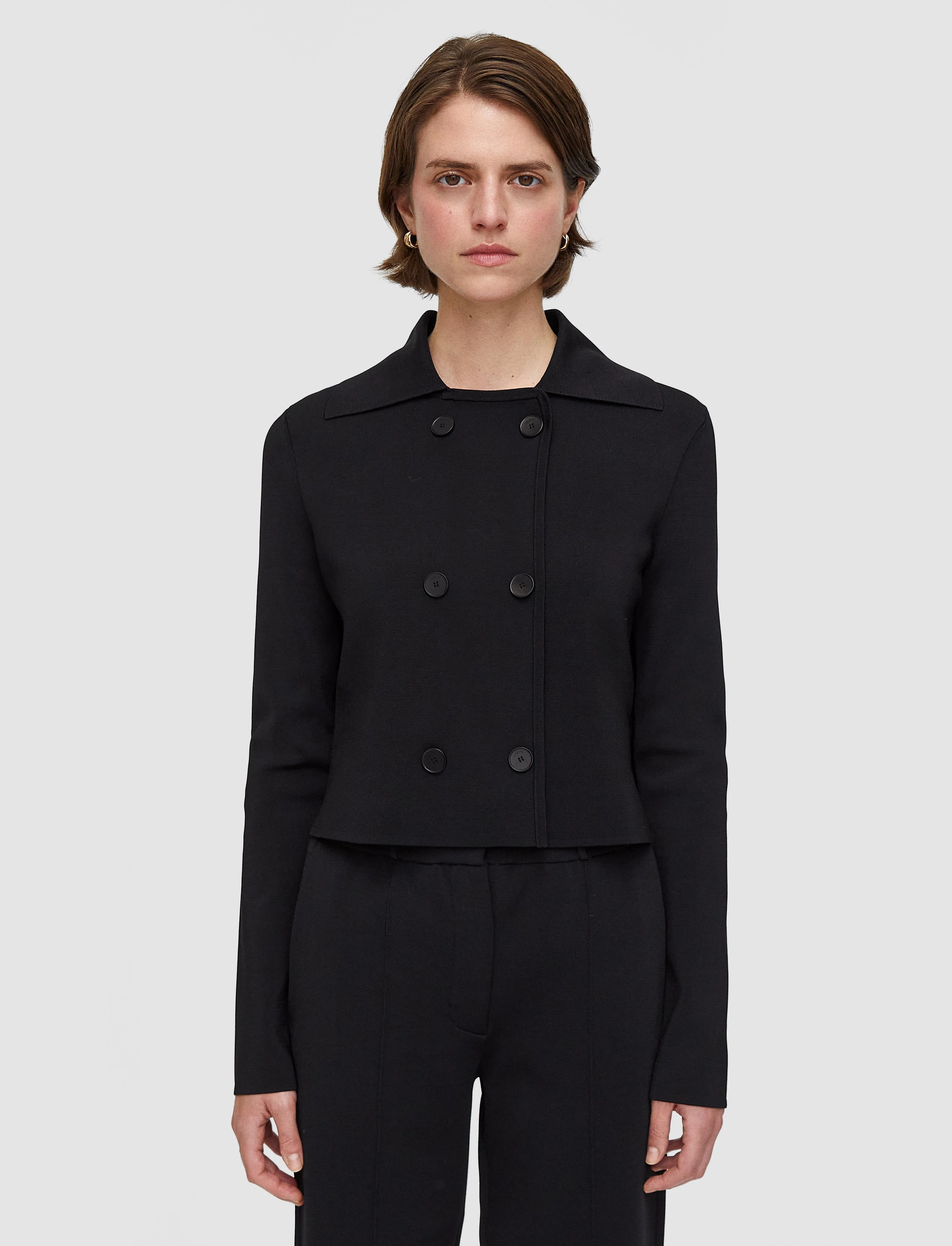 Milano Knit Stretch Short Jacket Go-To Look