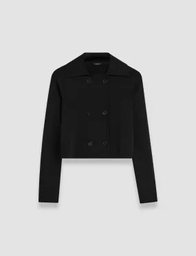 Milano Knit Stretch Short Jacket Quick Fit Tencel Blend Material