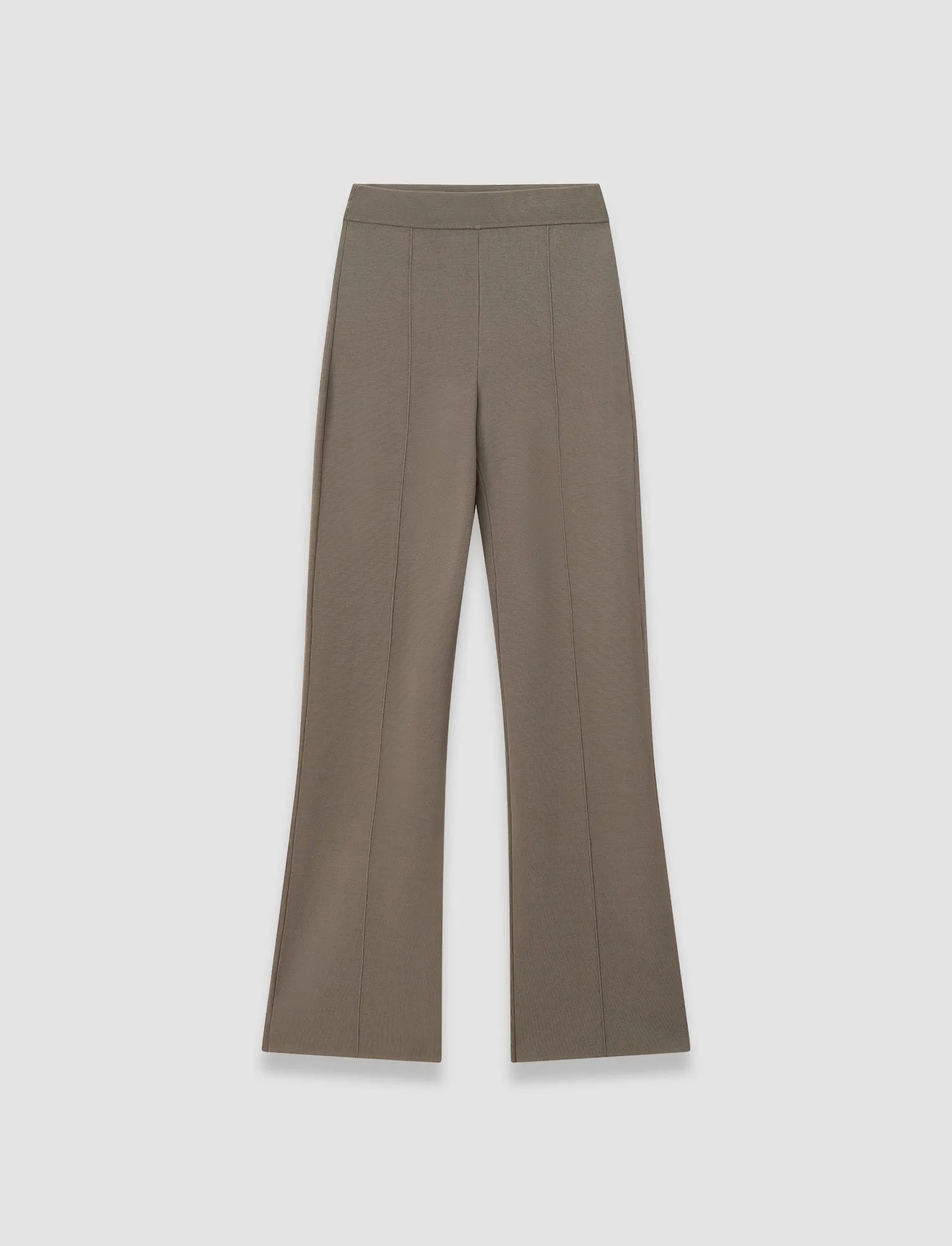 Quick Layer Smooth Flatlock Seams Milano Knit Stretch Trousers