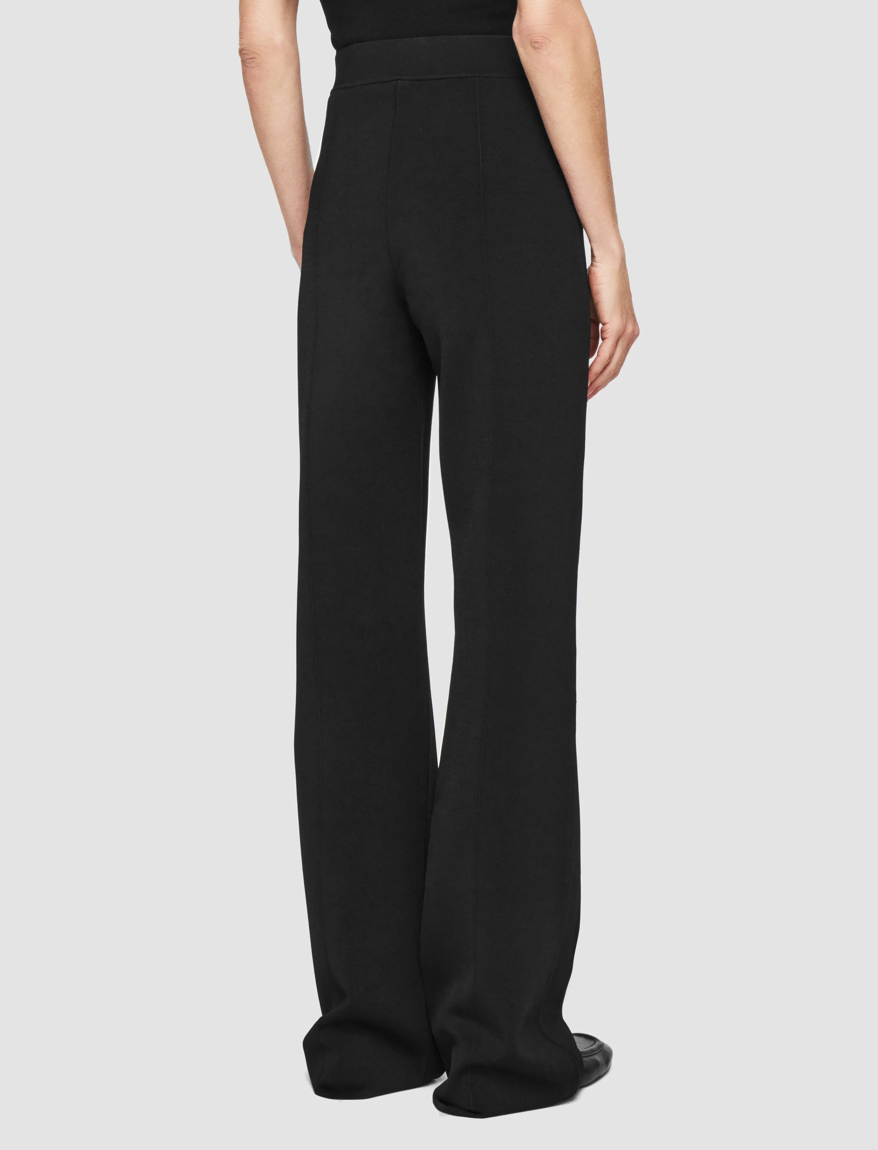Milano Knit Stretch Trousers Versatile Layer