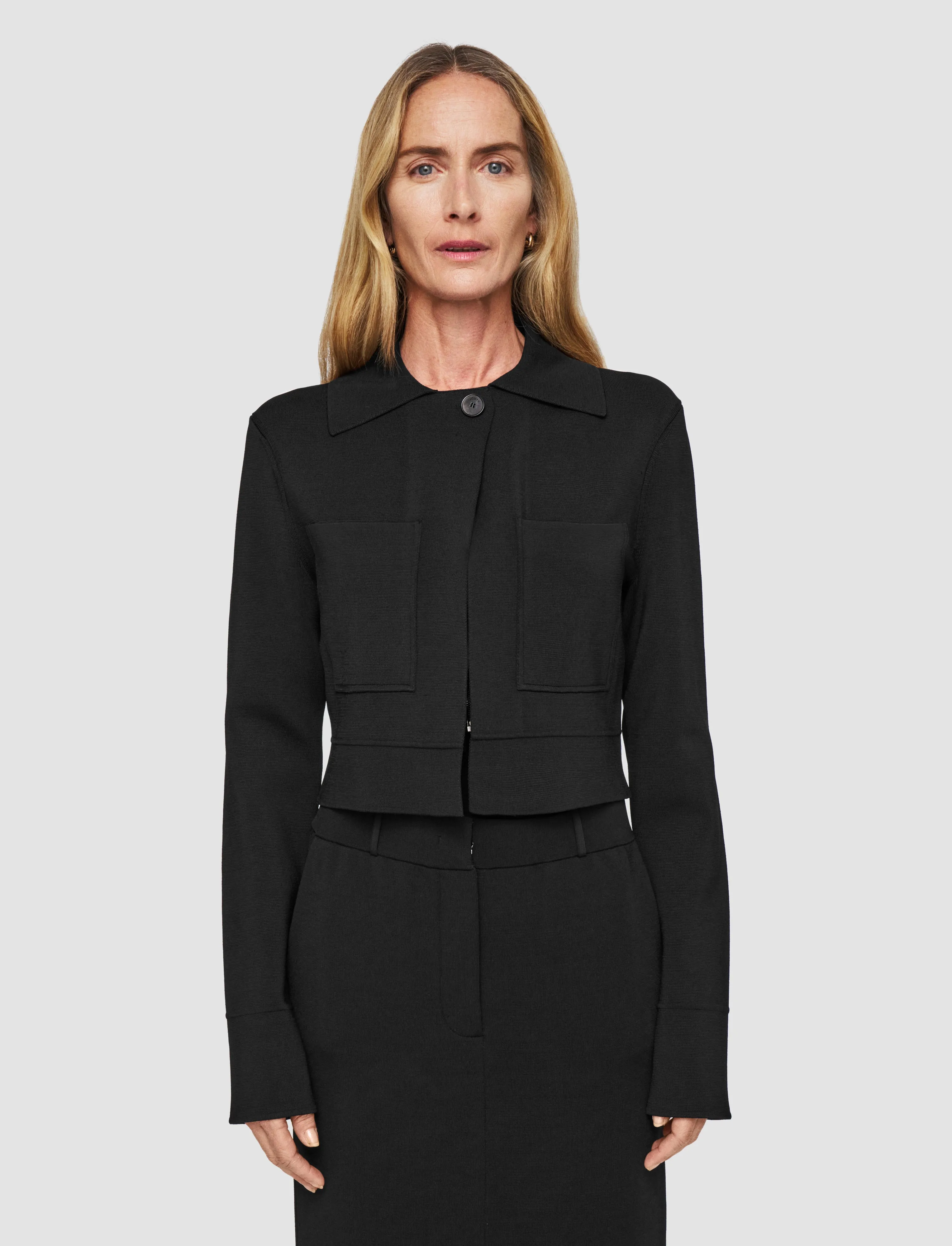 Milano Knit Stretch Zip Jacket Cold Ready Fast Drying Material