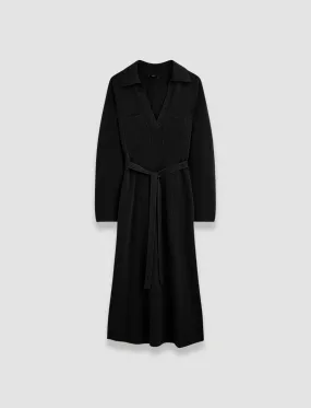 Milano Knitted Wool Dress Textured Slub Yarn Weekend Ready