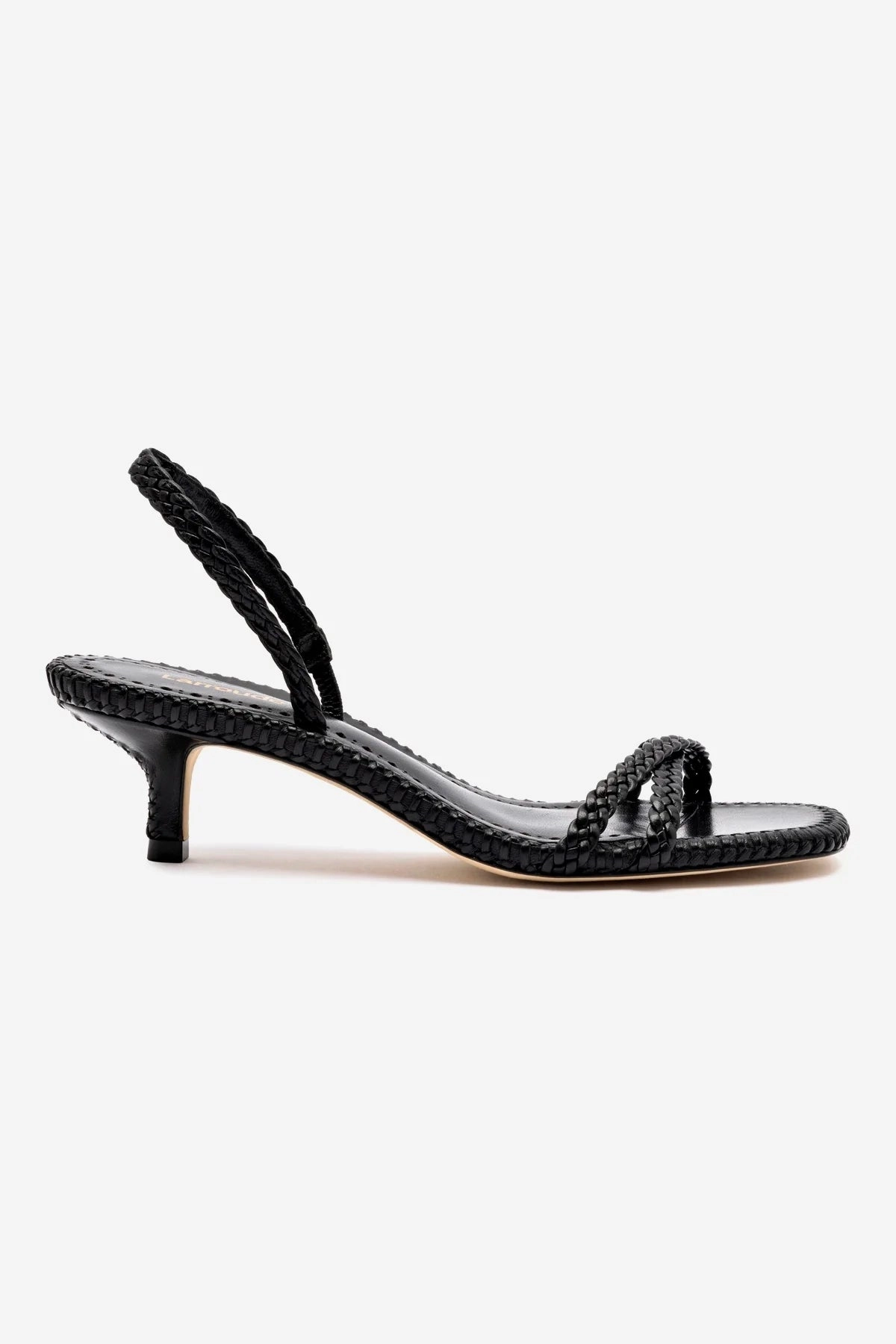 Color Play Mini Annie Sandal In Black Leather