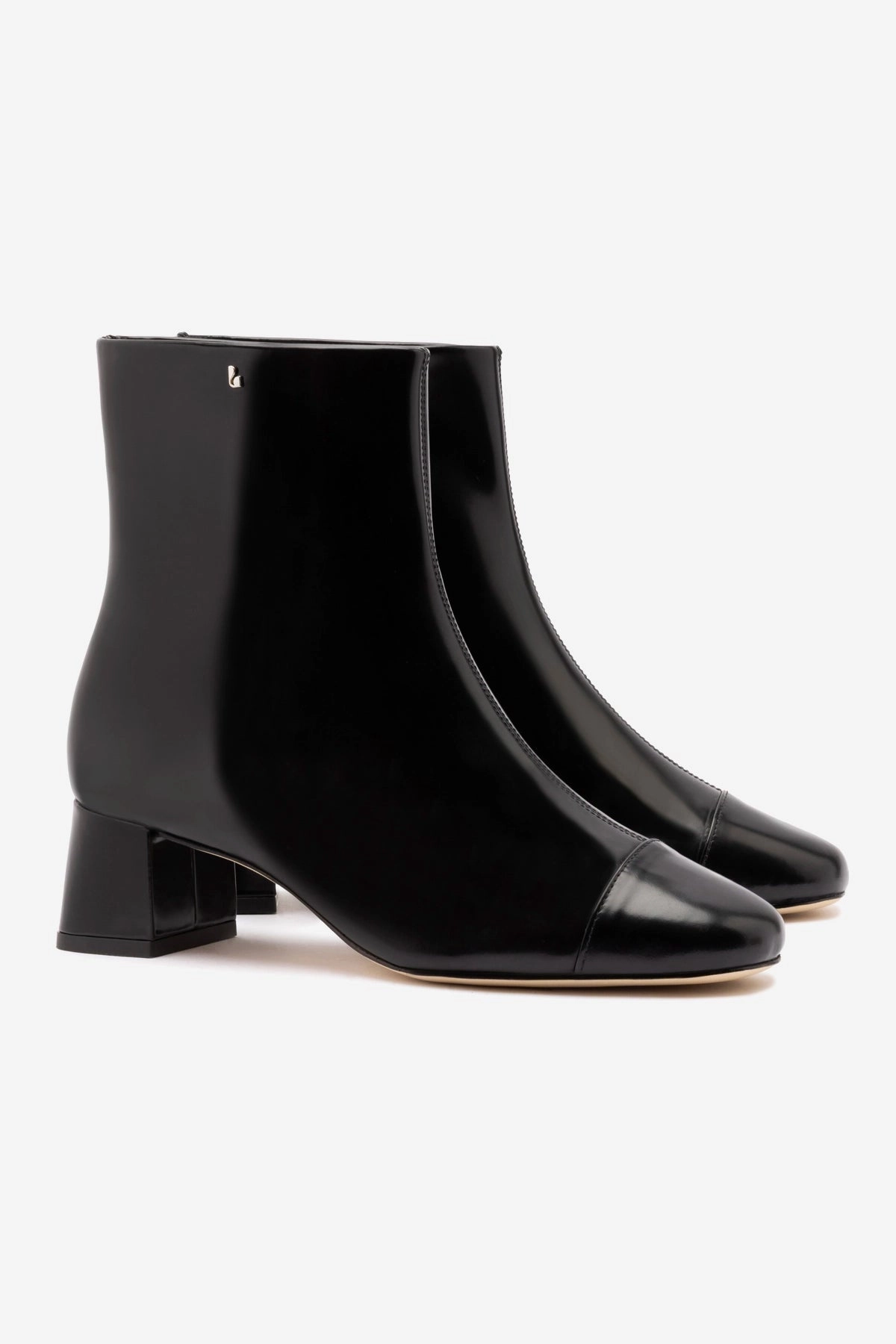 Campus Cool Mini Edie Boot In Black Box Leather
