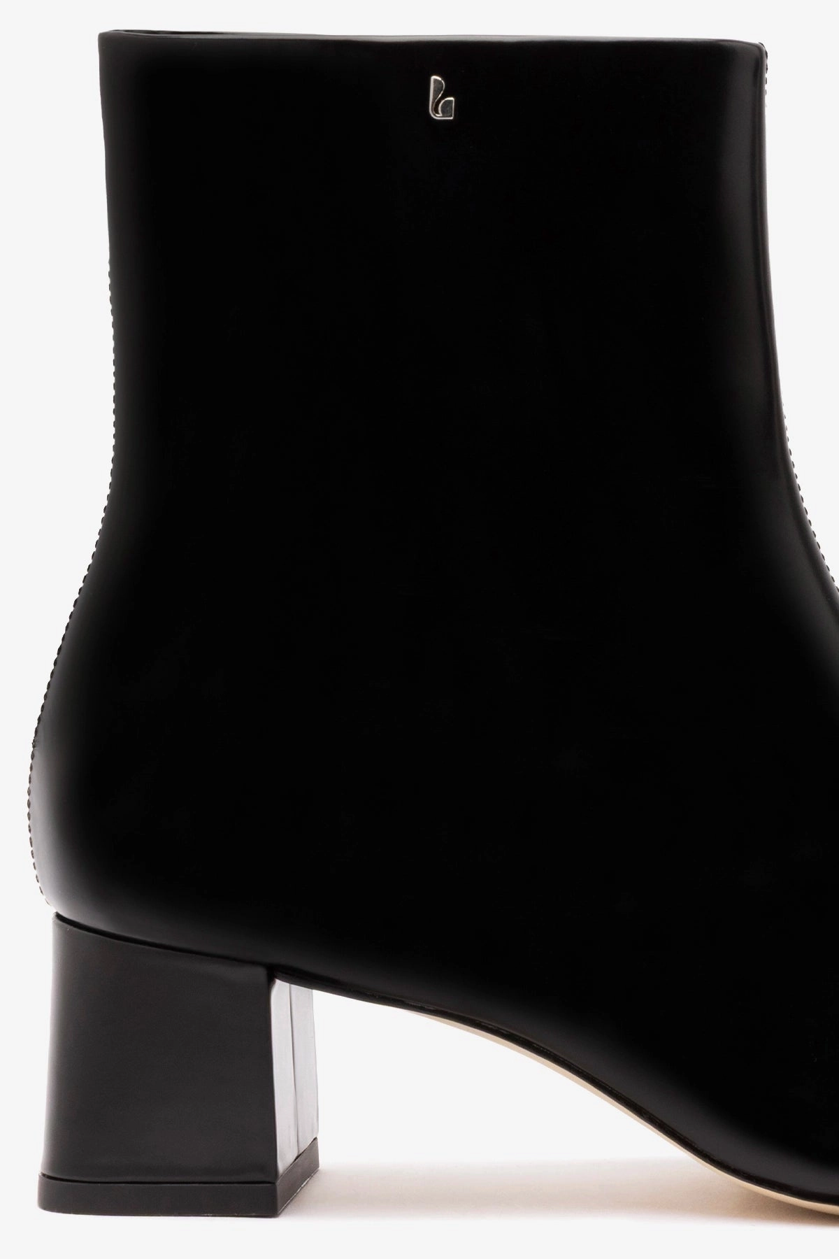 Abrasion Resistant Material Functional Mini Edie Boot In Black Box Leather