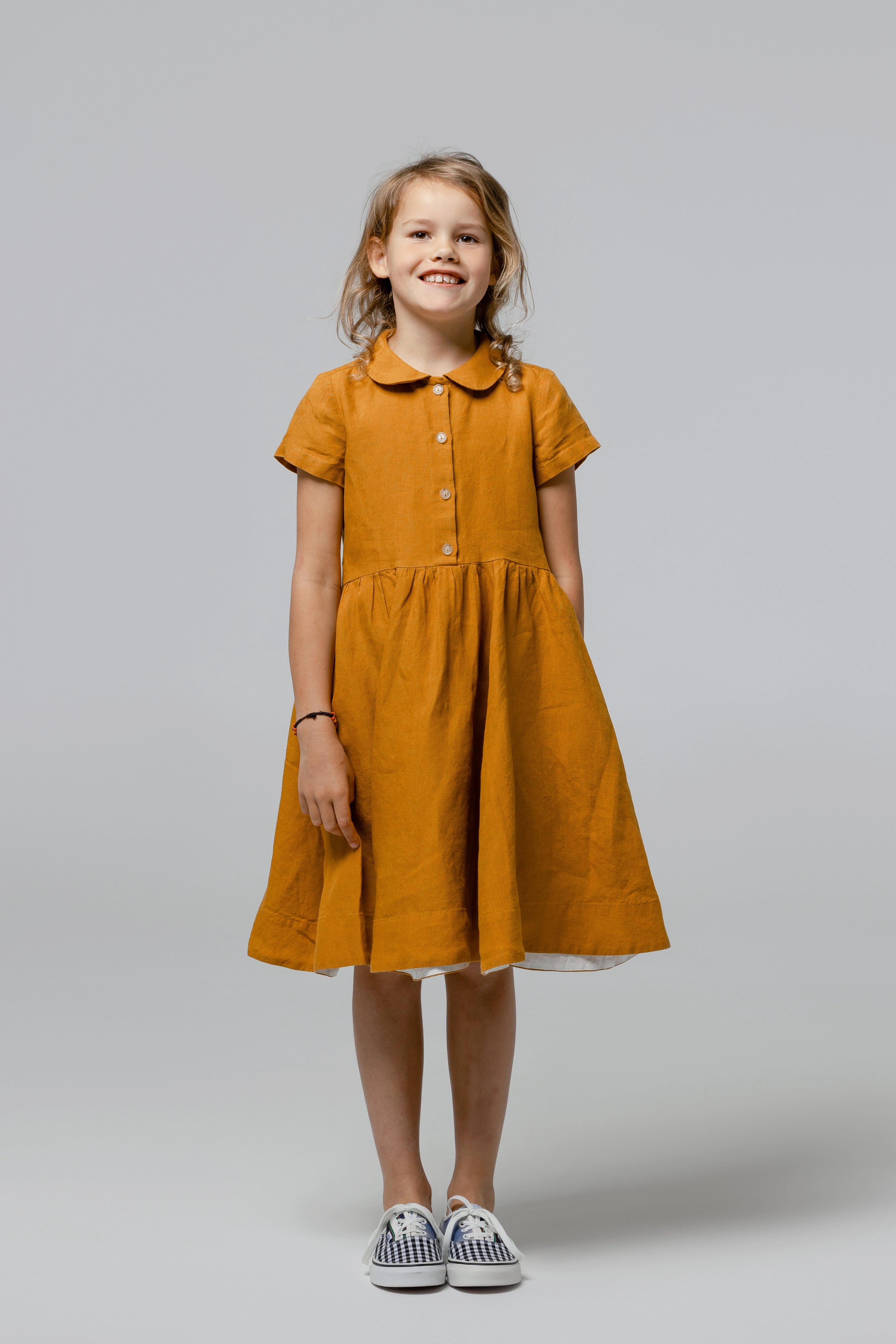Soft Vibes Mini Me Classic Dress, Short Sleeve