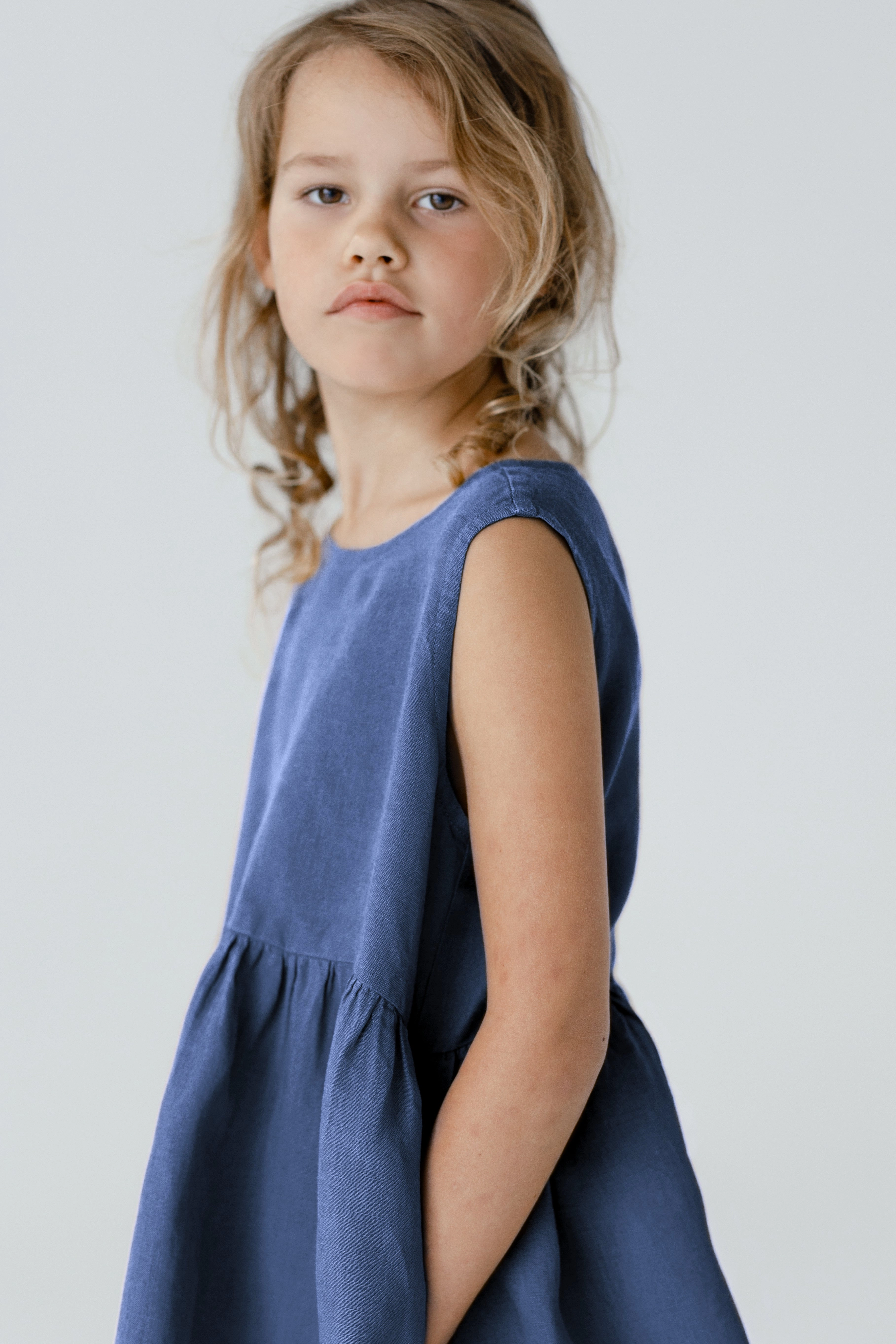 Coastal Chic Mini Me Smock Dress, Sleeveless