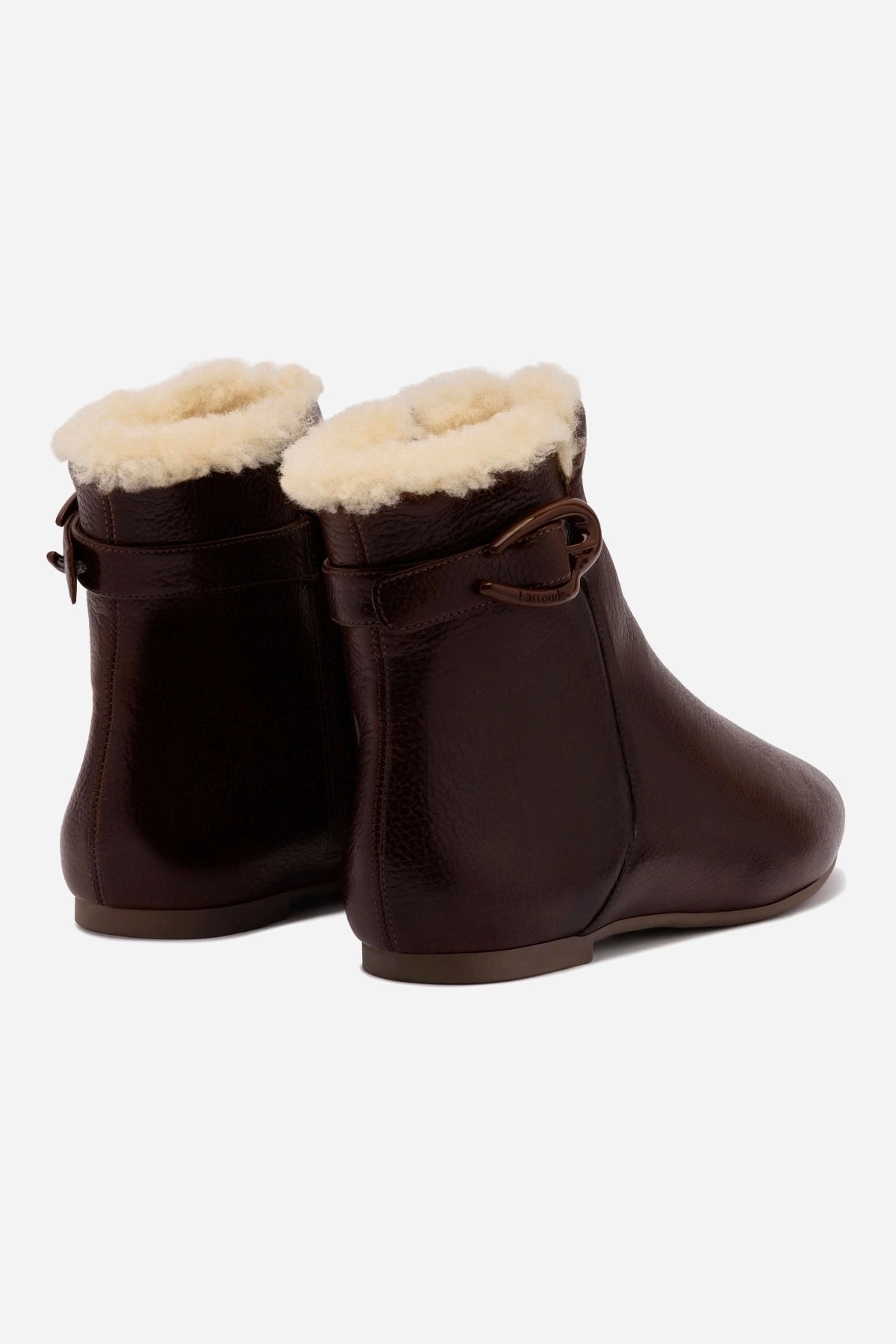 Mini Verona Boot In Brown Leather And Natural Shearling City Bright quick dry