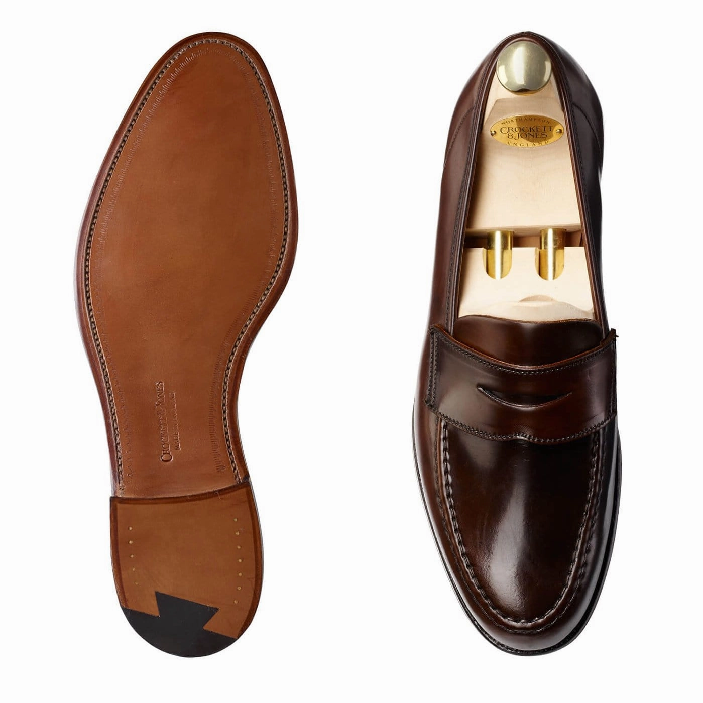 Harvard Dark Brown Cordovan Neat Steps