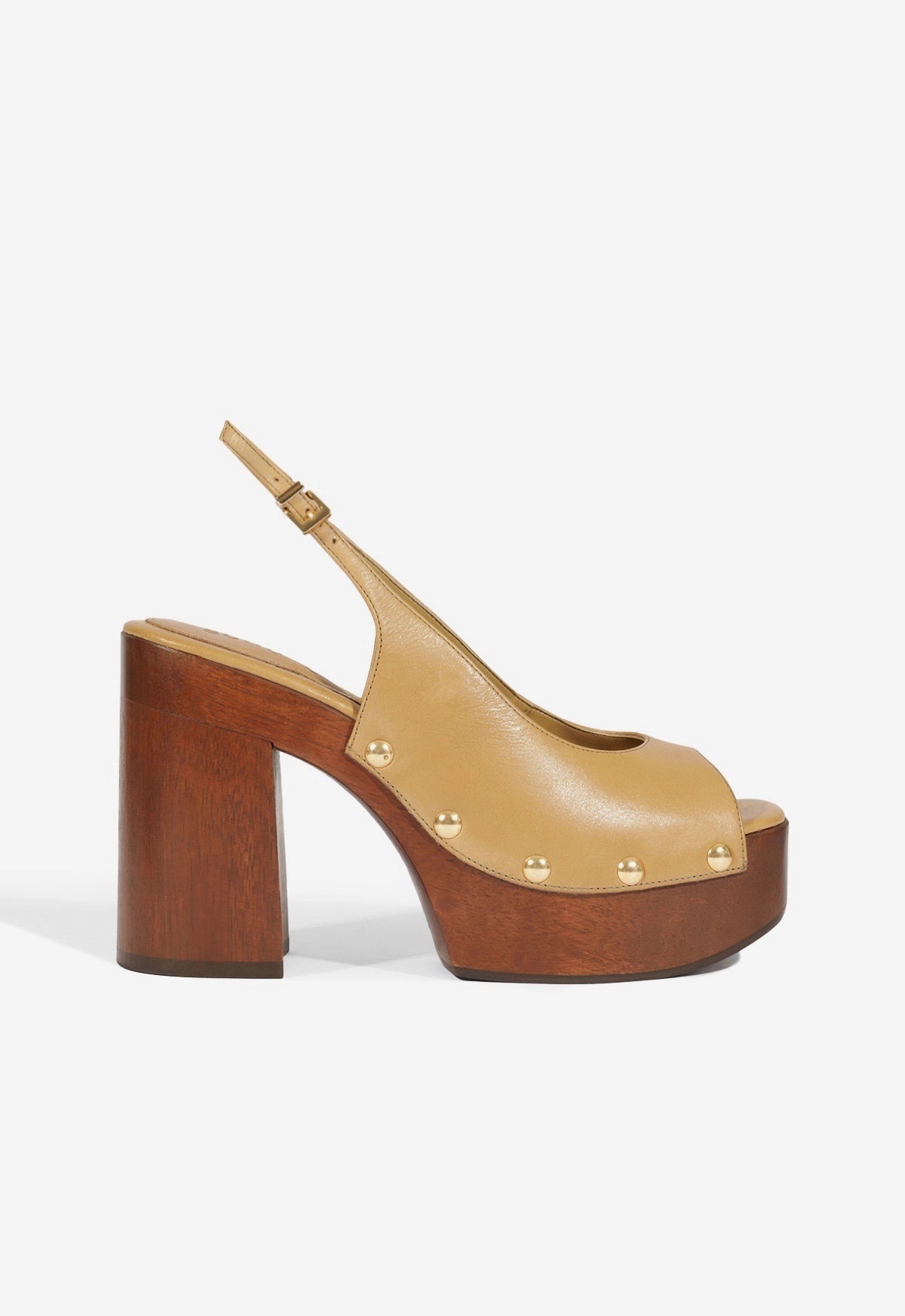 Winter Edge Rose Sling Leather Sandal