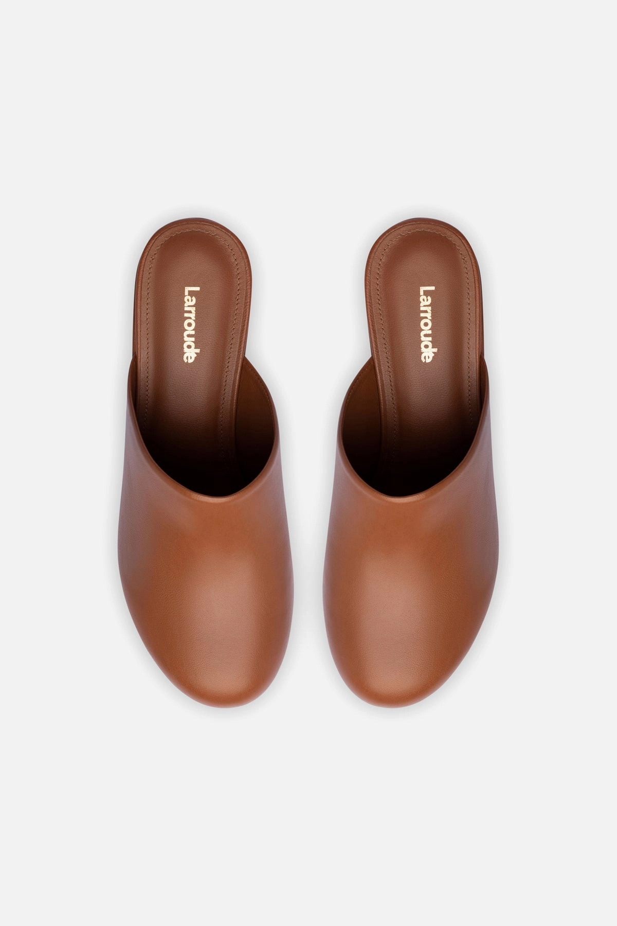 Miso Platform Clog In Caramel Leather Summer cool
