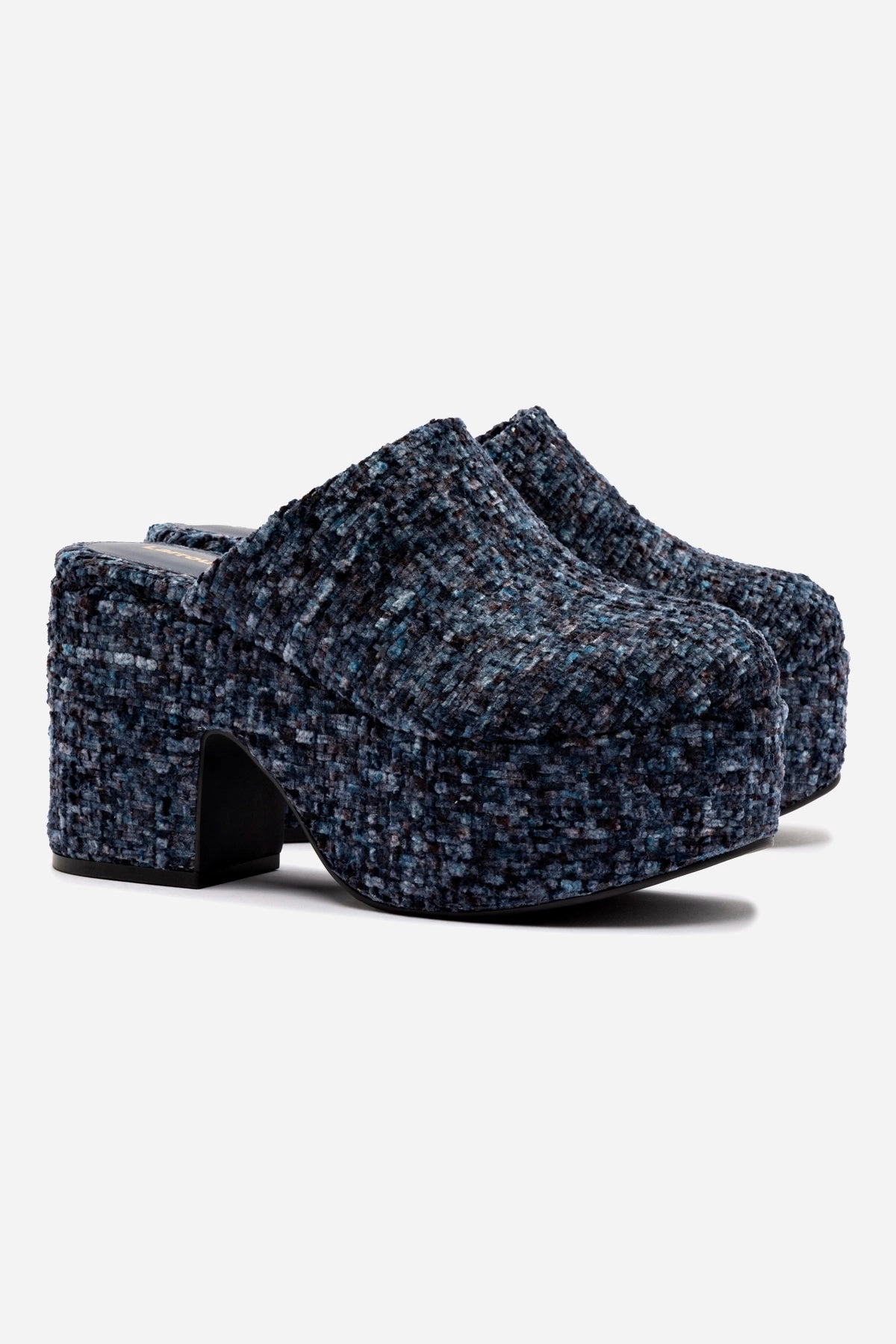 Heat Mode Bounce Edge Miso Platform Clog In Midnight Velvet