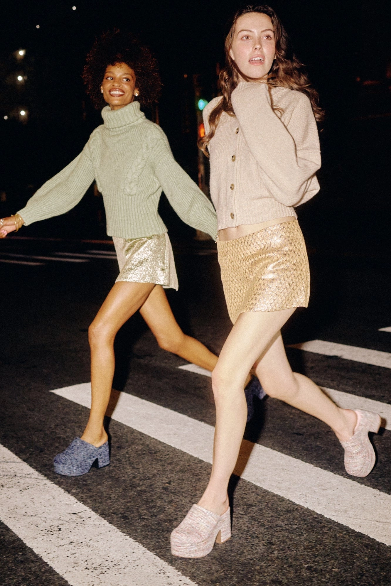 Miso Platform Clog In Tulip Velvet heel cup