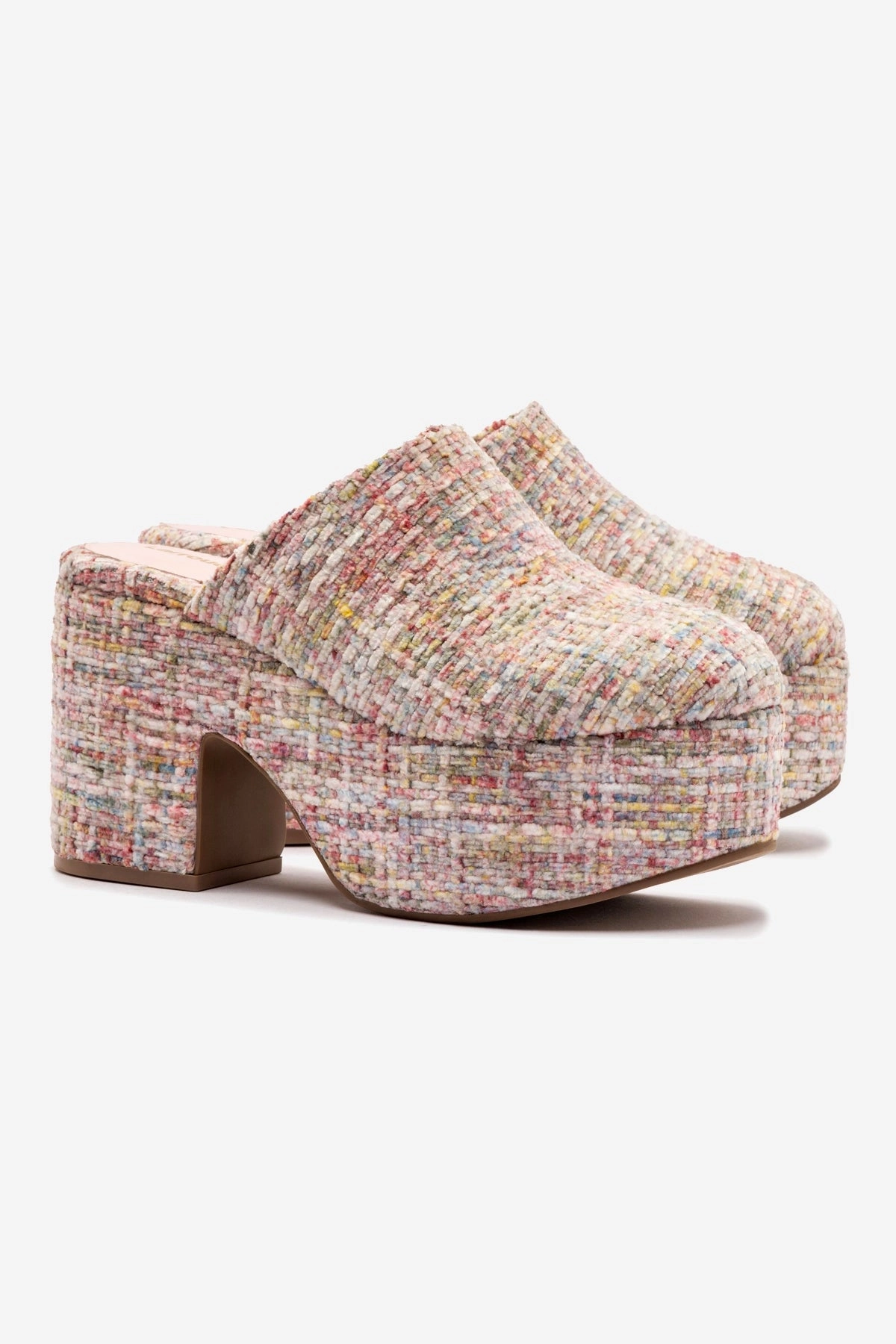 Photo Glam Miso Platform Clog In Tulip Velvet