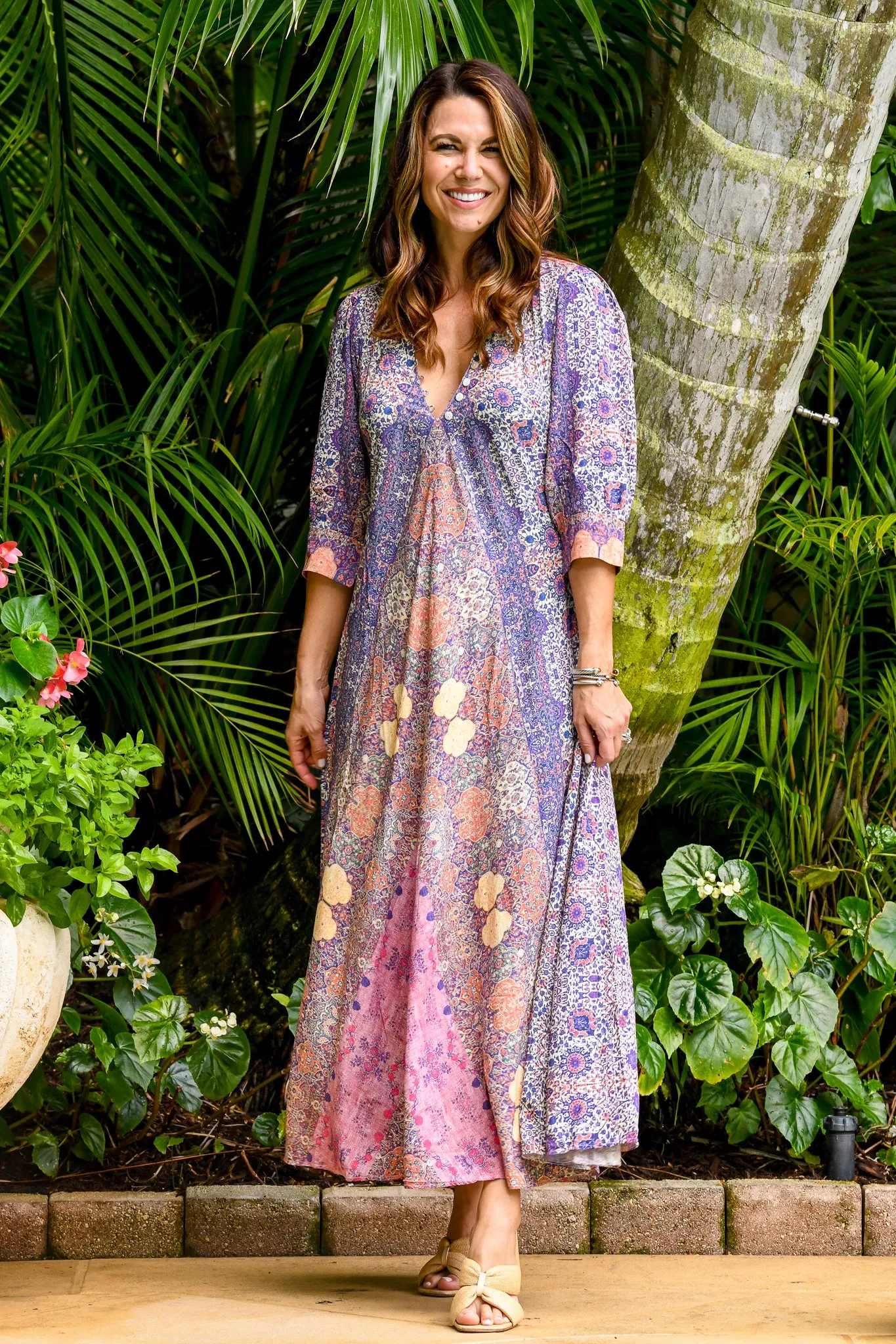 Sleek Cut Daphne Dress / Stained Glass Plum