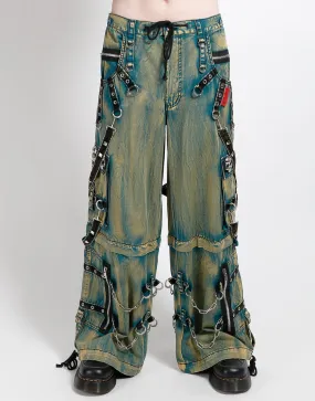 Easy Movement SKULL STUD PANT BLUE SKY WASH