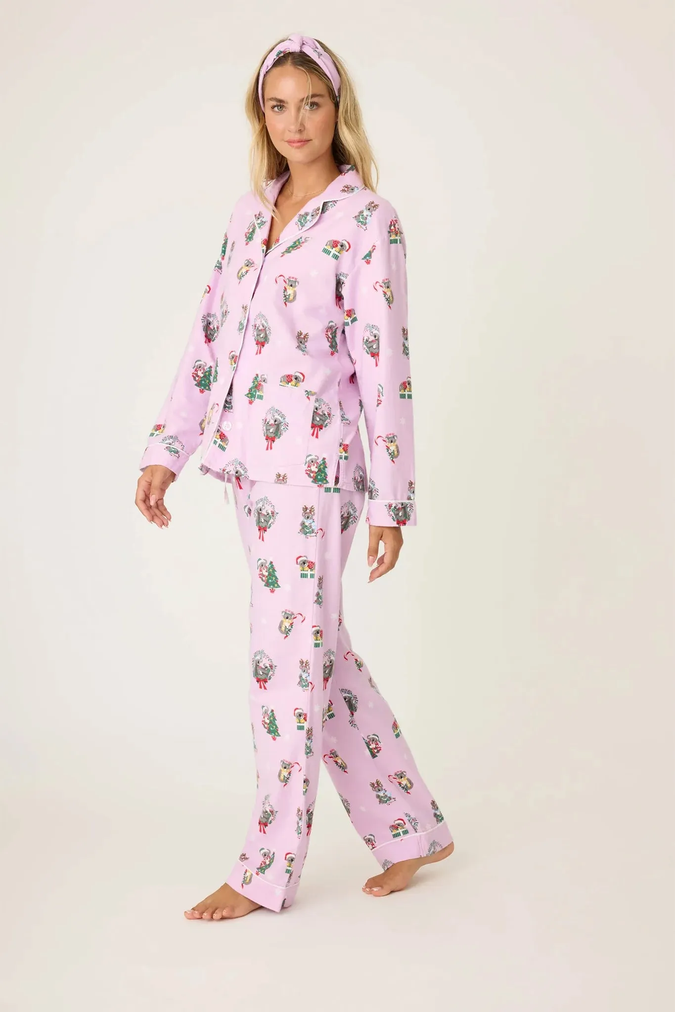 Koality Holiday Flannel PJ Set VentilatedBack