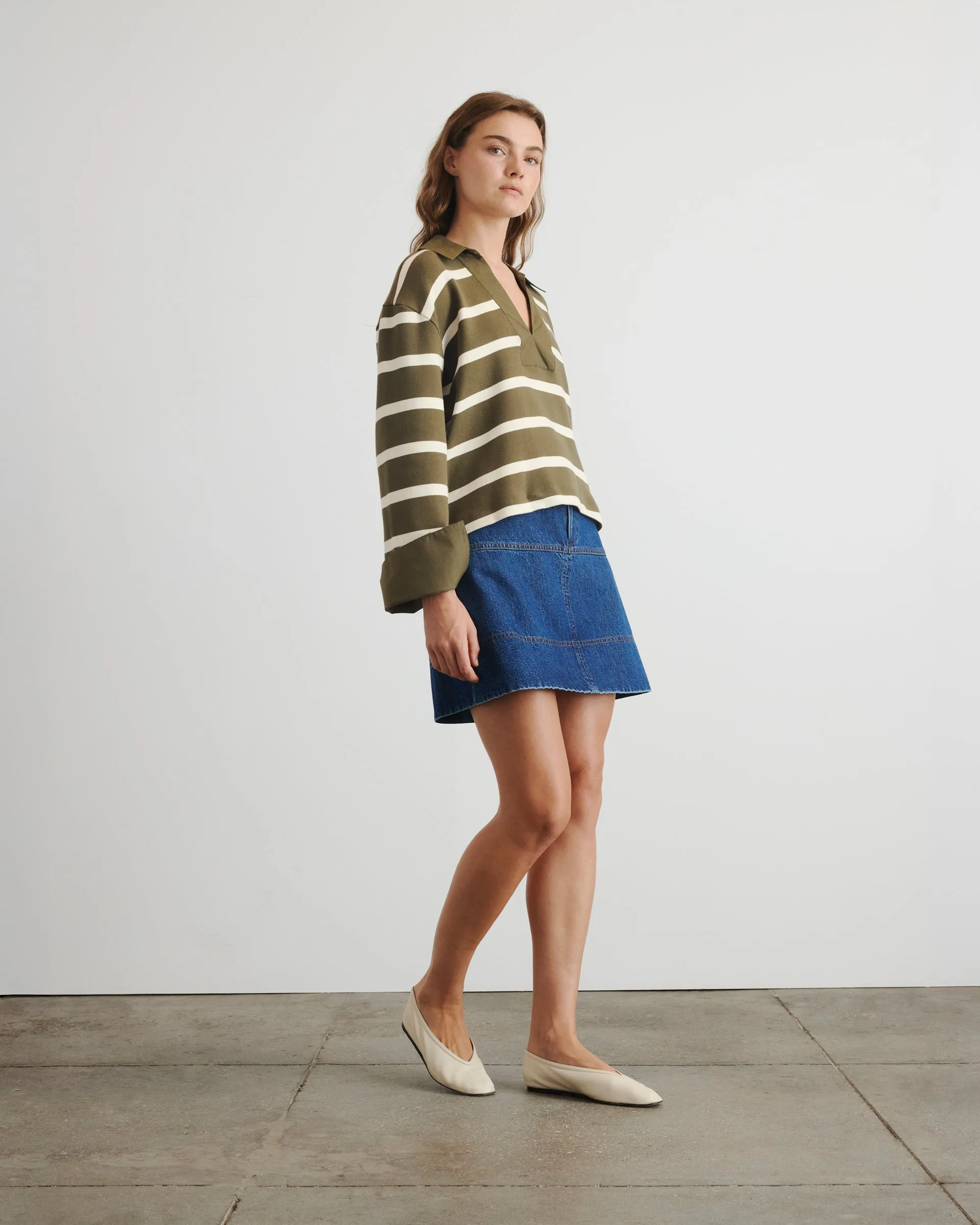 Short Hudie Skirt Neutral Fabric Affordable Fashion Lover