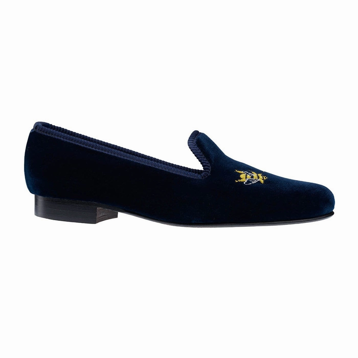 Water Resistant Material Tech Stylish Footwear Bees Navy Velvet