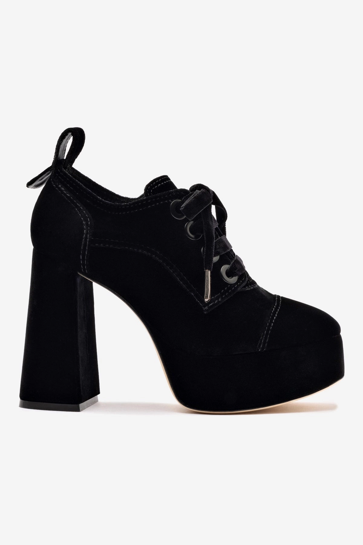 Slip Resistant All Weather Height Plus Eleonor Bootie In Black Velvet