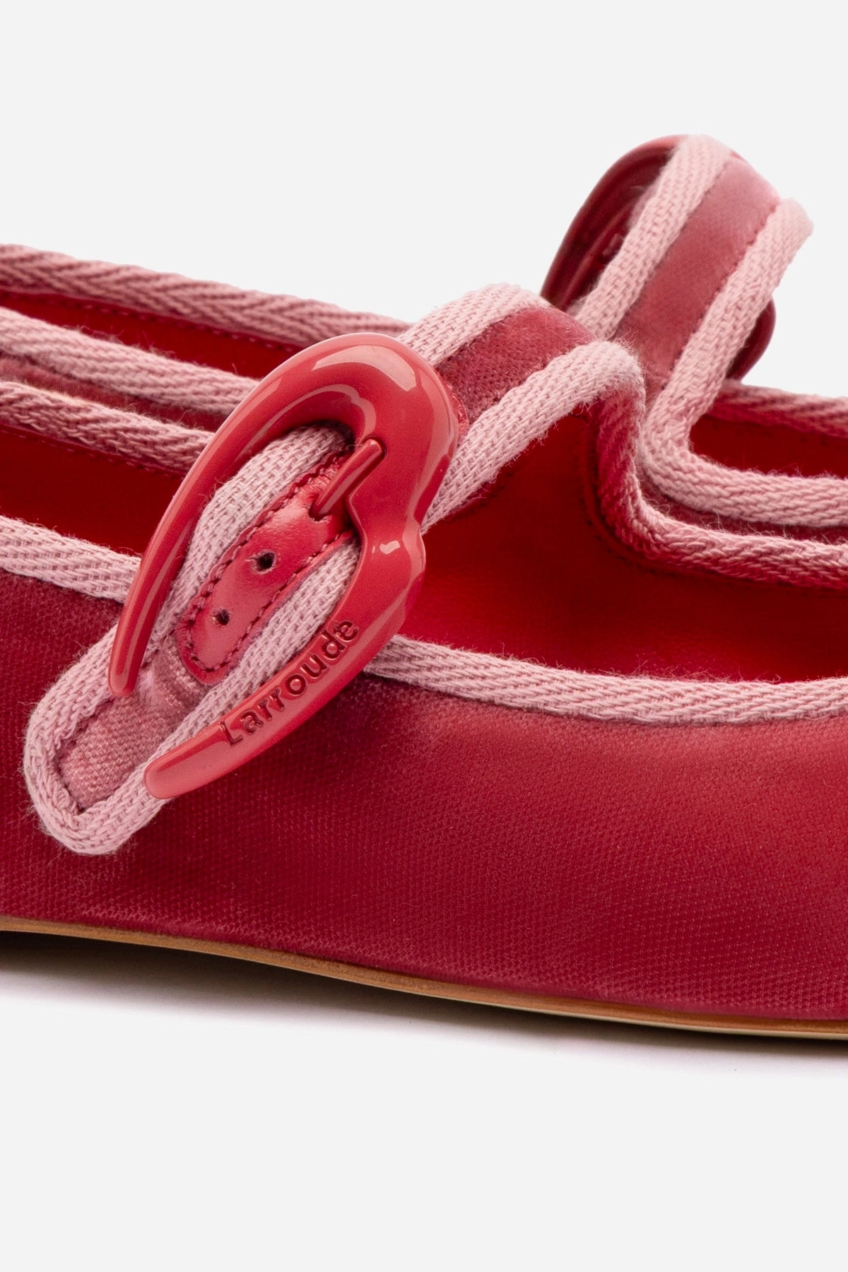 Supportive structure Secure Verona Ballet Flat In Lampone Velvet